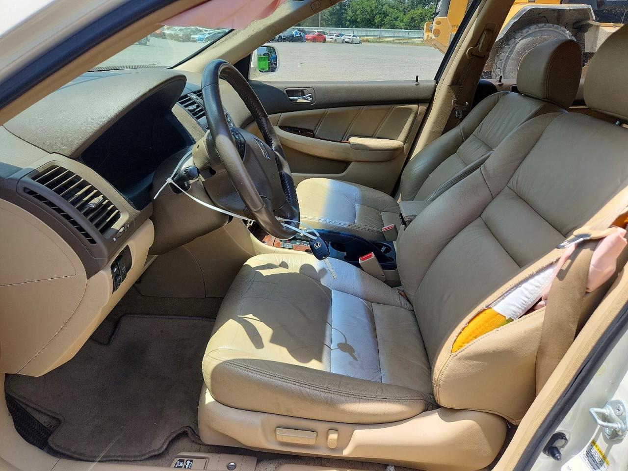 2007 Honda Accord Hybrid White vin: JHMCN36457C001520
