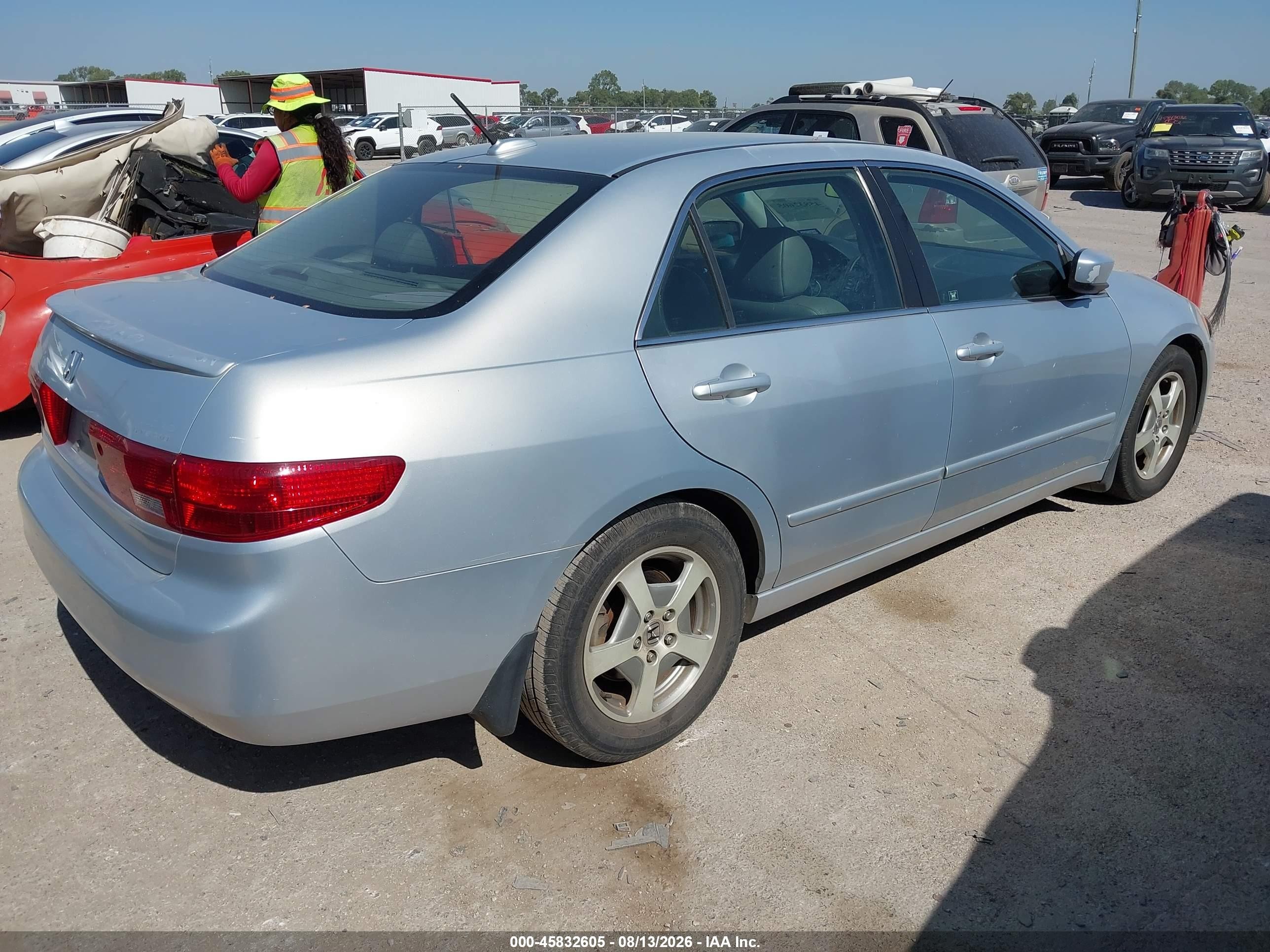 2005 Honda Accord Hybrid Ima Silver vin: JHMCN36465C000485