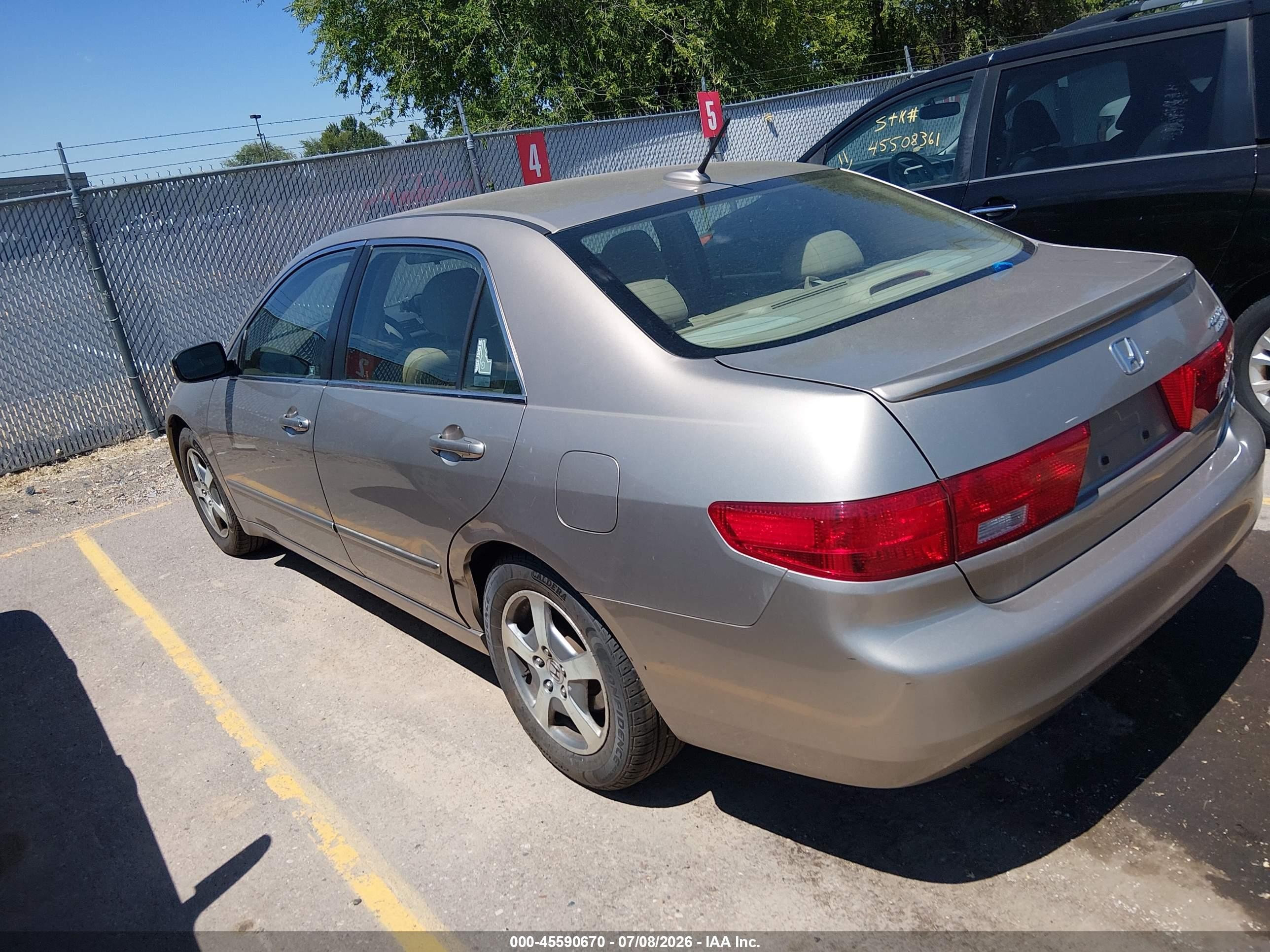 2005 Honda Accord Hybrid Ima Gold vin: JHMCN36465C003094