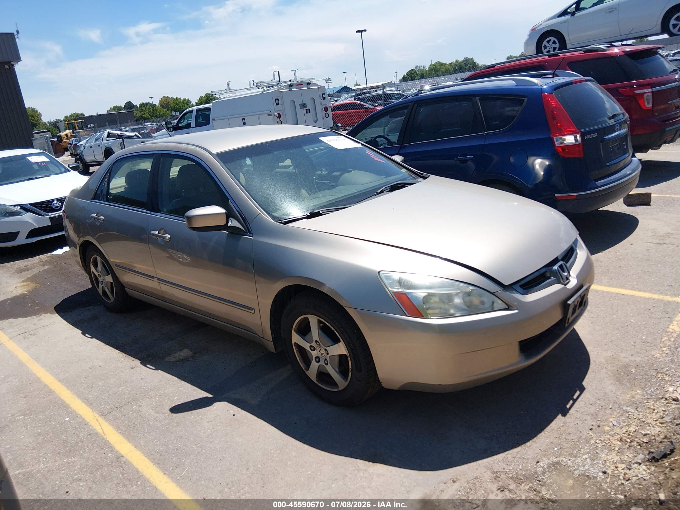 2005 Honda Accord Hybrid Ima Gold vin: JHMCN36465C003094
