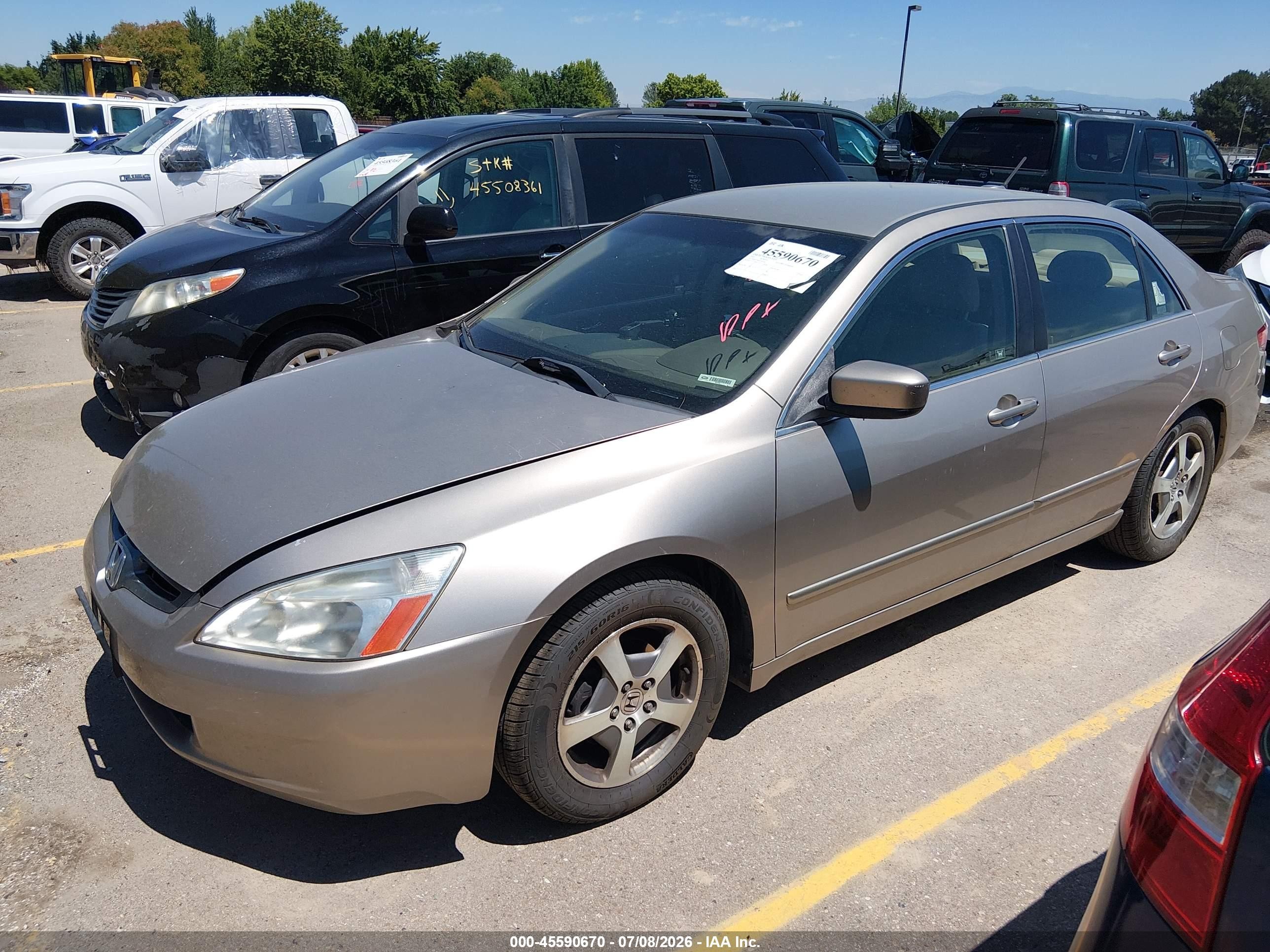 2005 Honda Accord Hybrid Ima Gold vin: JHMCN36465C003094