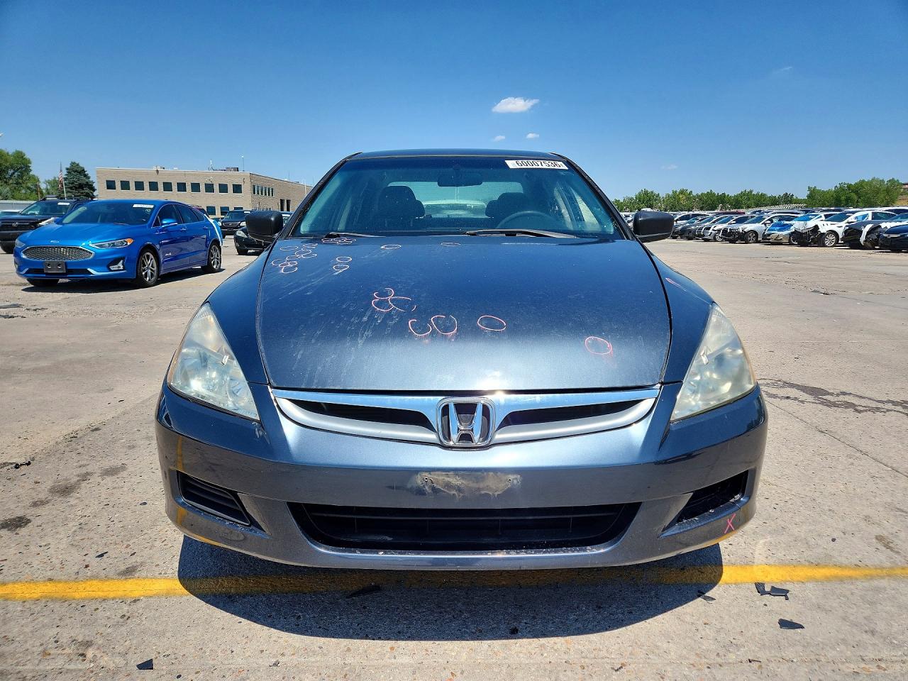 2005 Honda Accord Hybrid Blue vin: JHMCN36475C011964