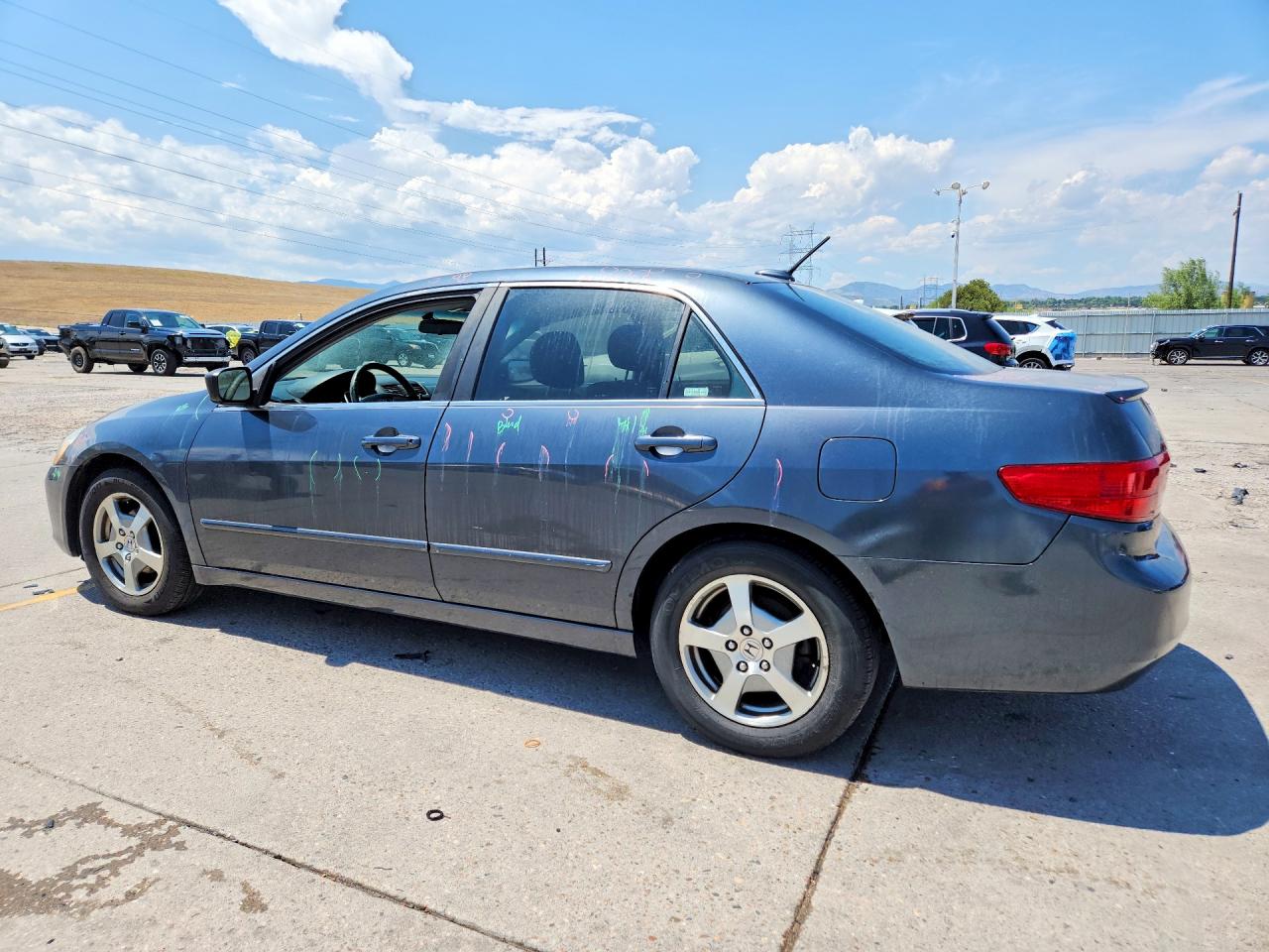 2005 Honda Accord Hybrid Blue vin: JHMCN36475C011964