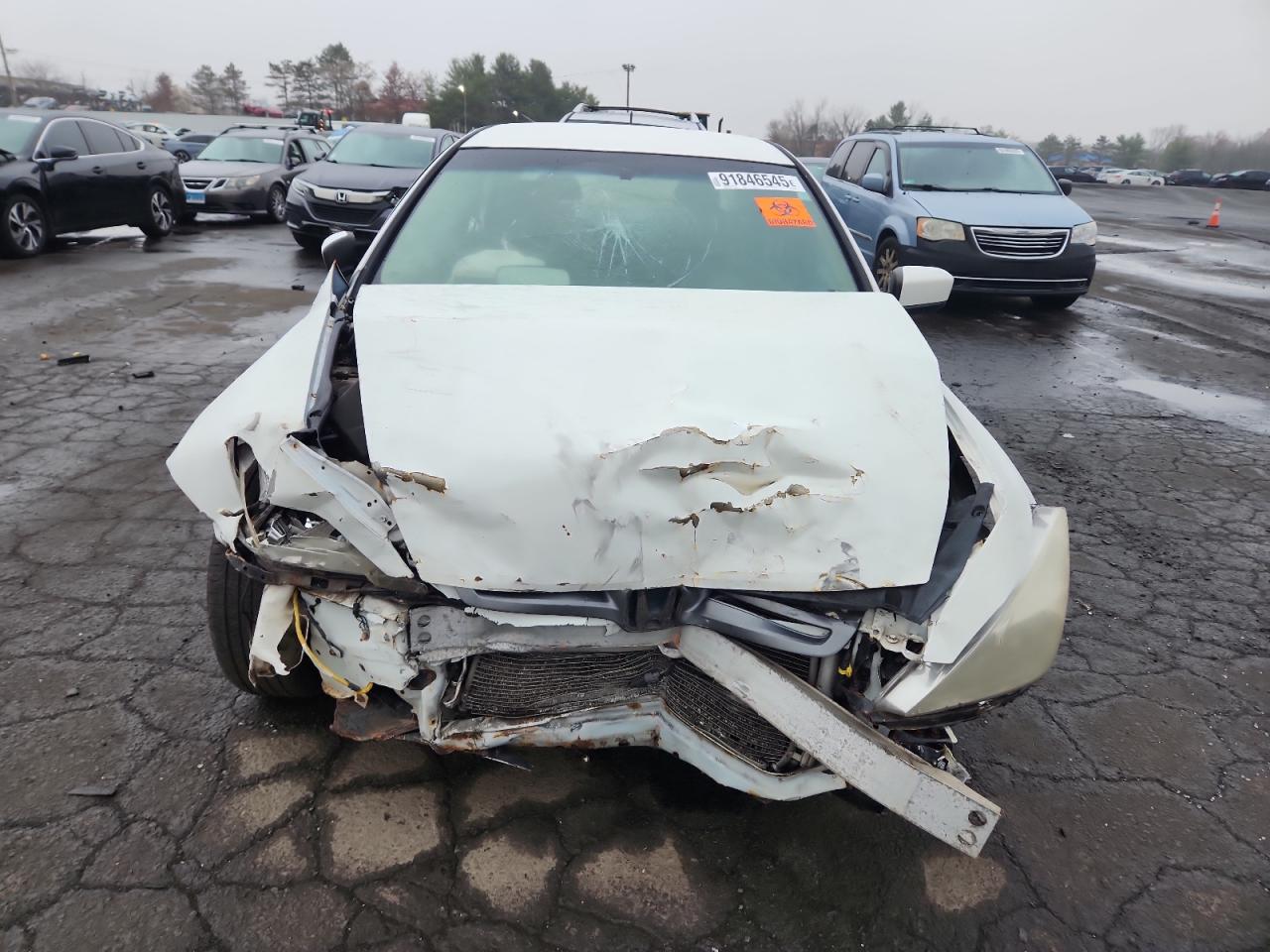 2005 Honda Accord Hybrid White vin: JHMCN36475C013729