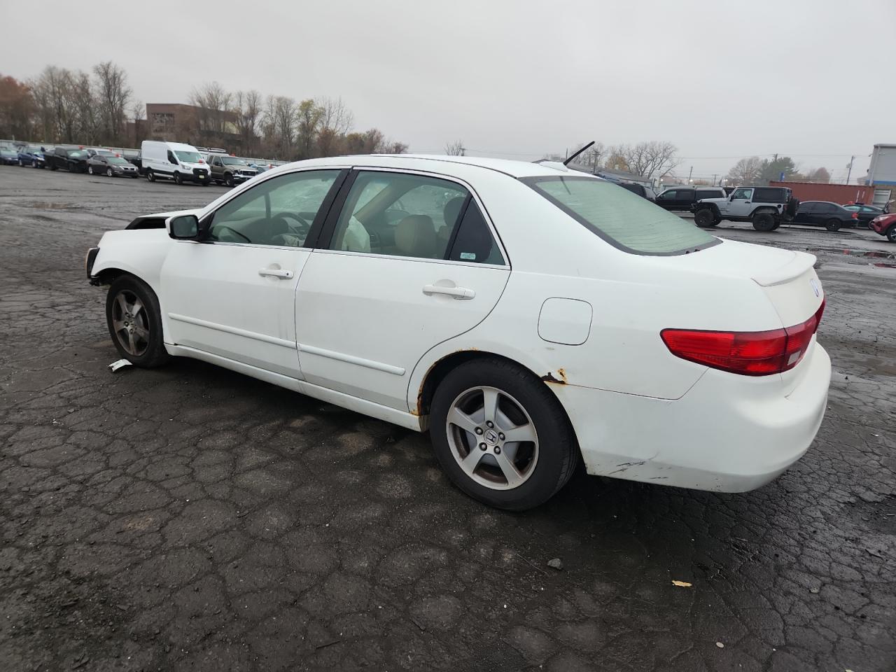 2005 Honda Accord Hybrid White vin: JHMCN36475C013729