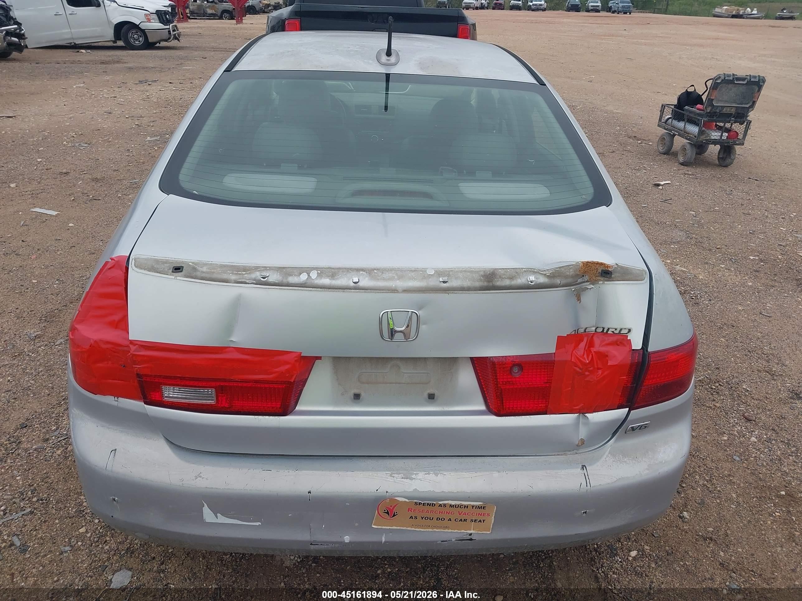 2005 Honda Accord Hybrid Ima Silver vin: JHMCN36475C018719