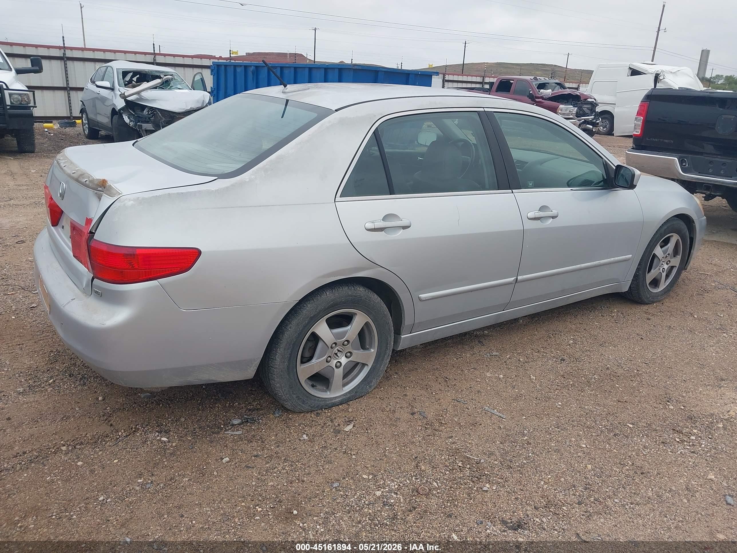 2005 Honda Accord Hybrid Ima Silver vin: JHMCN36475C018719
