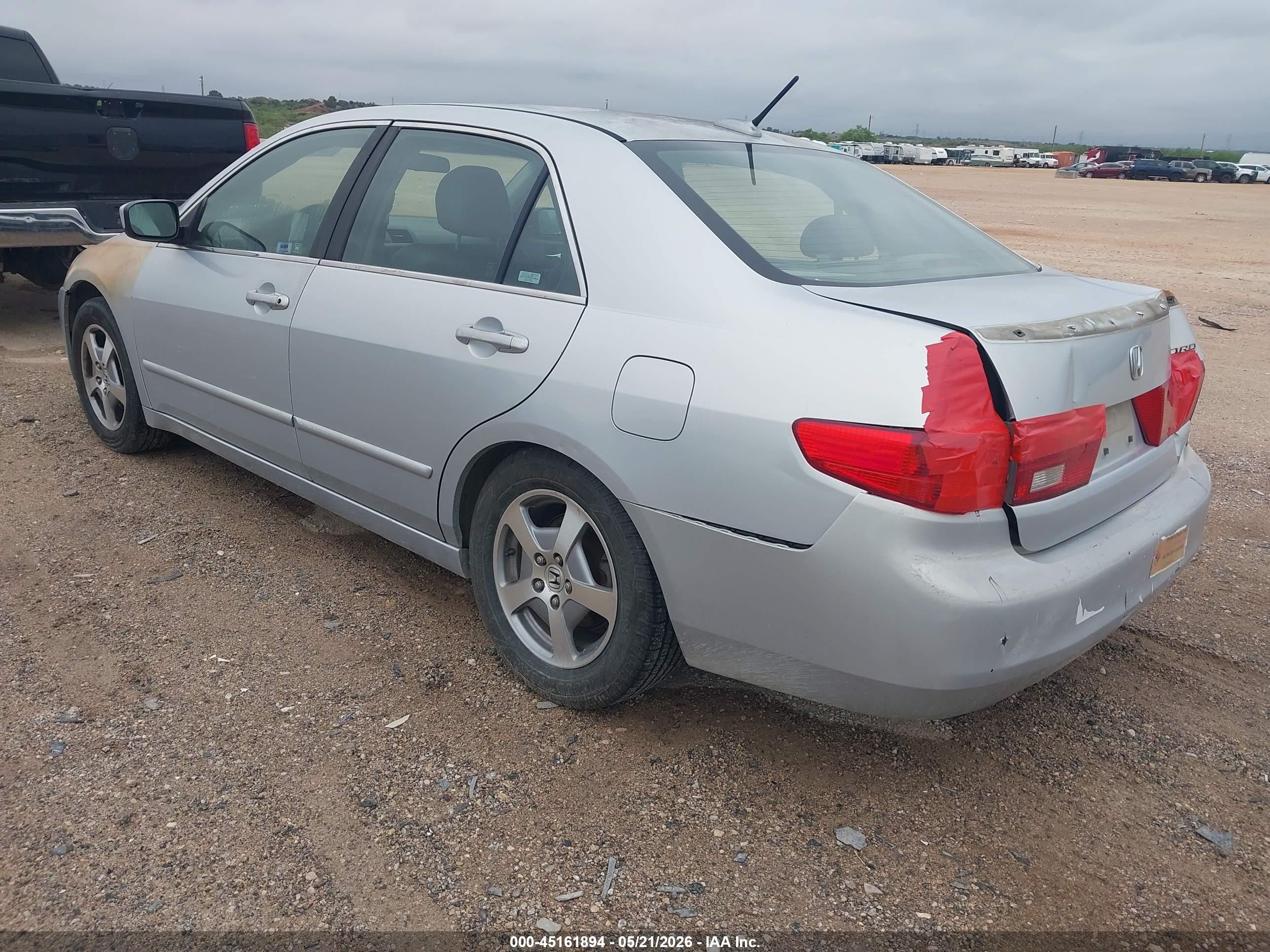 2005 Honda Accord Hybrid Ima Silver vin: JHMCN36475C018719