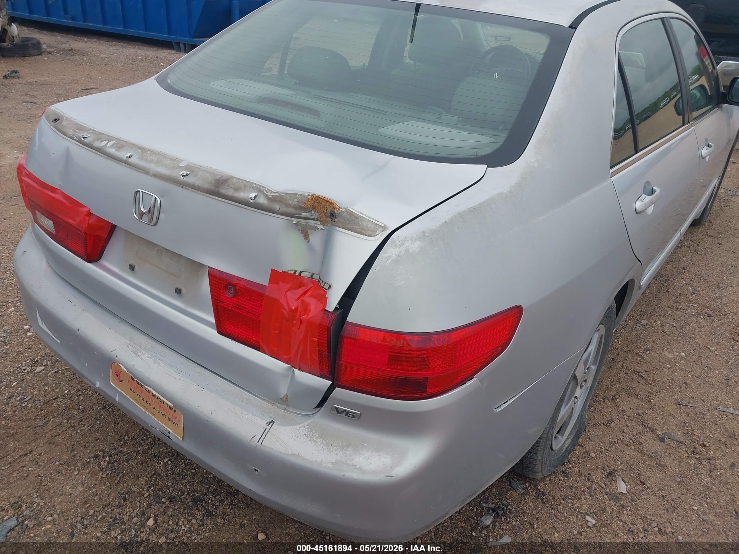 2005 Honda Accord Hybrid Ima Silver vin: JHMCN36475C018719