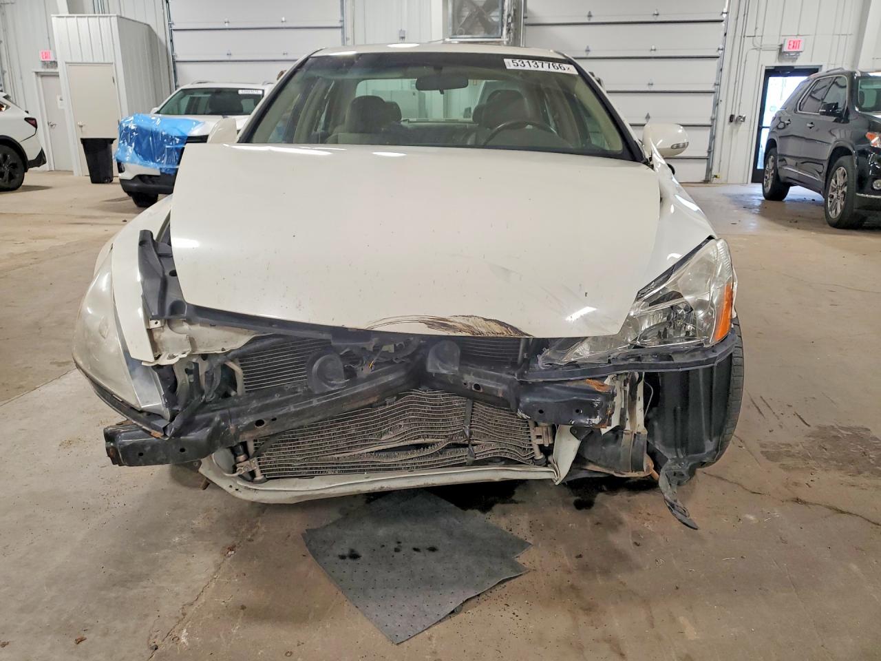 2007 Honda Accord Hybrid White vin: JHMCN36487C003746