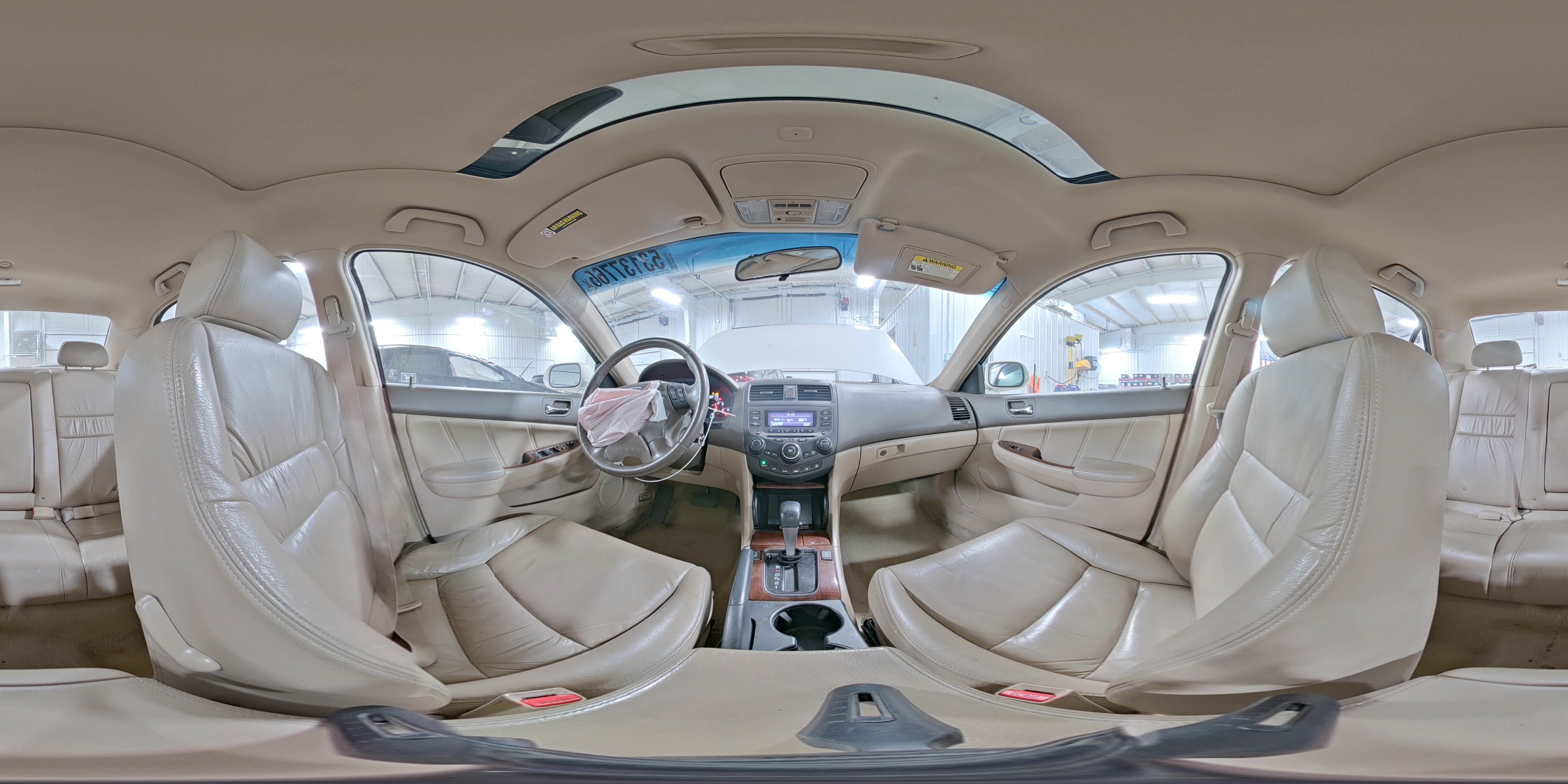 2007 Honda Accord Hybrid White vin: JHMCN36487C003746