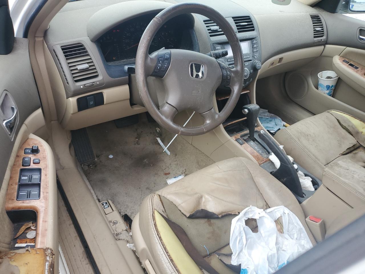 2005 Honda Accord Hybrid White vin: JHMCN36495C002604