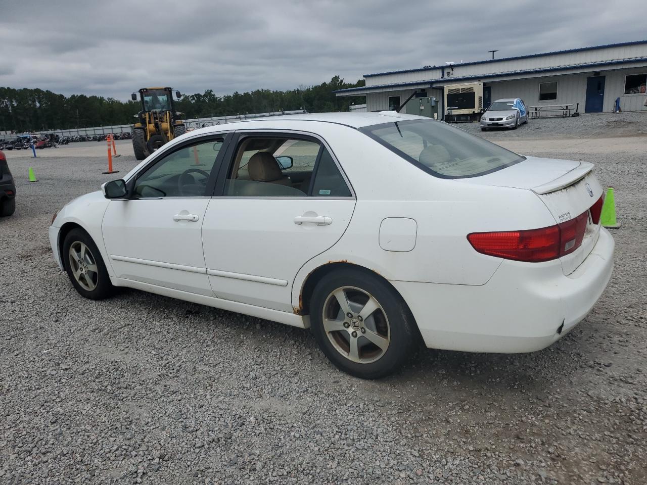 2005 Honda Accord Hybrid White vin: JHMCN36495C002604