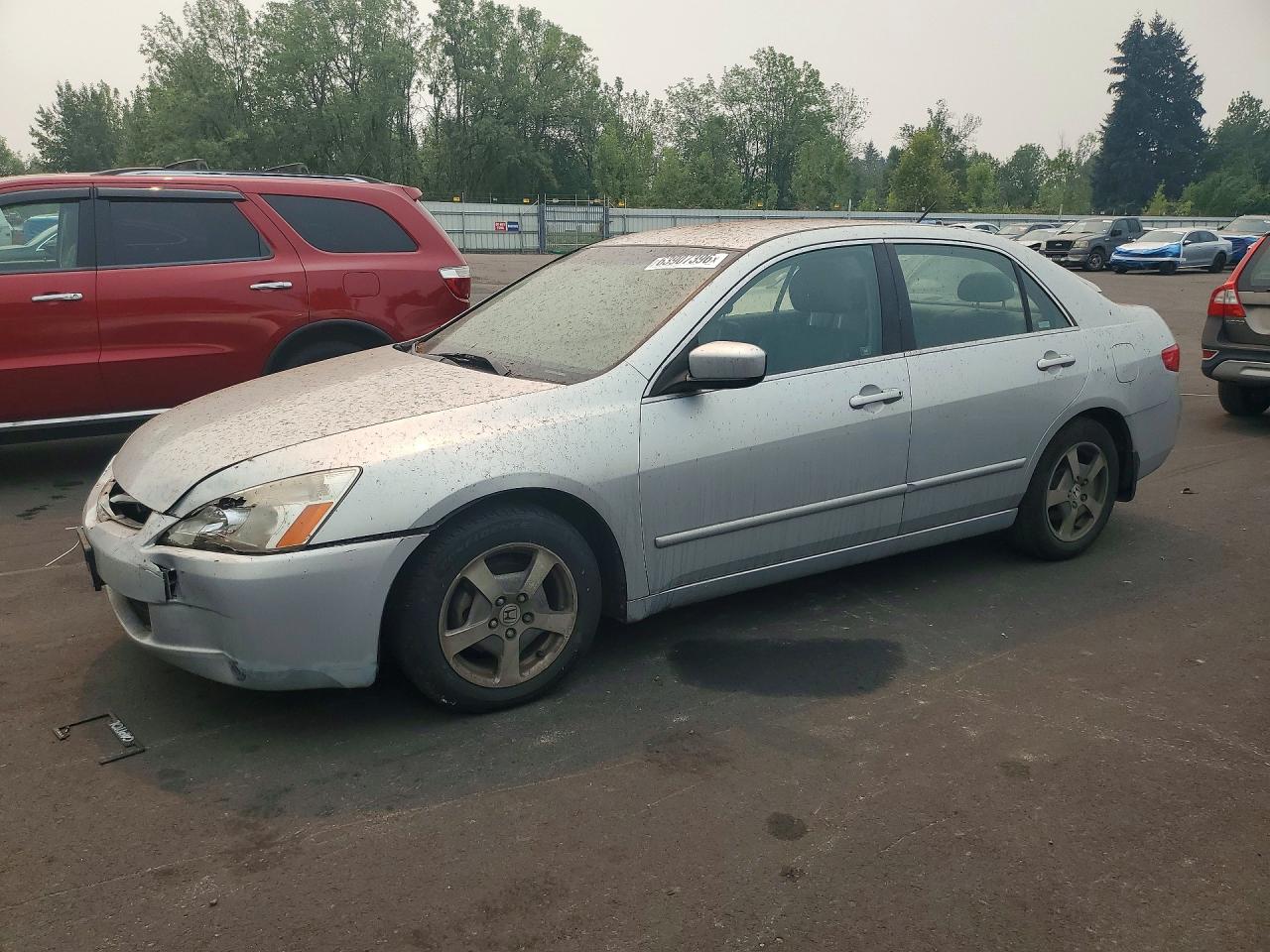 2005 Honda Accord Hybrid Silver vin: JHMCN364X5C004040