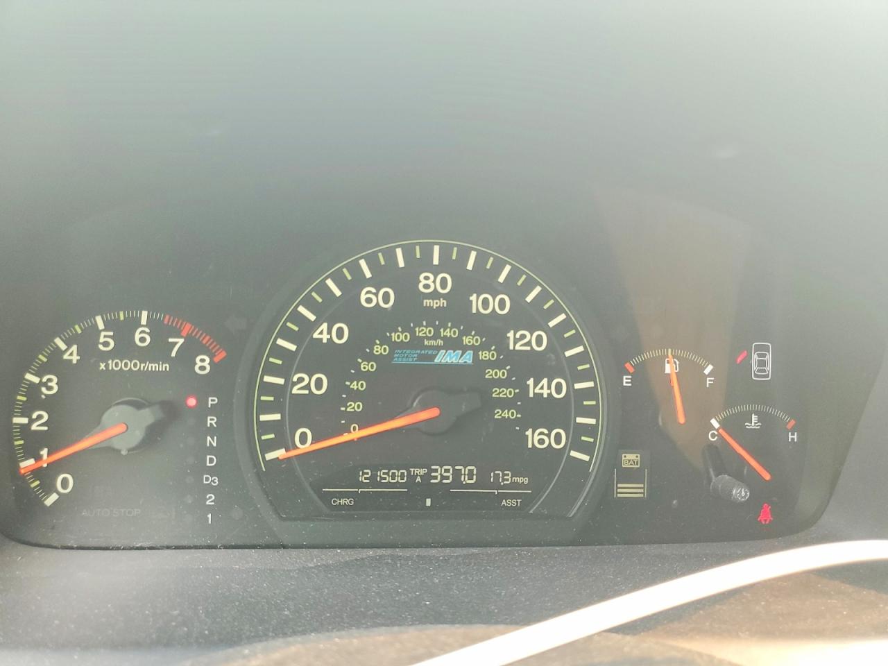 2005 Honda Accord Hybrid Silver vin: JHMCN364X5C004040