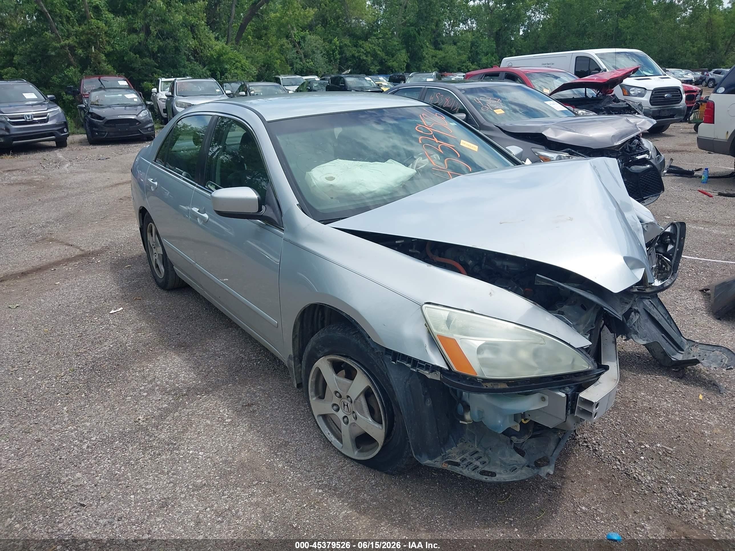 2005 Honda Accord Hybrid Ima Silver vin: JHMCN364X5C004331