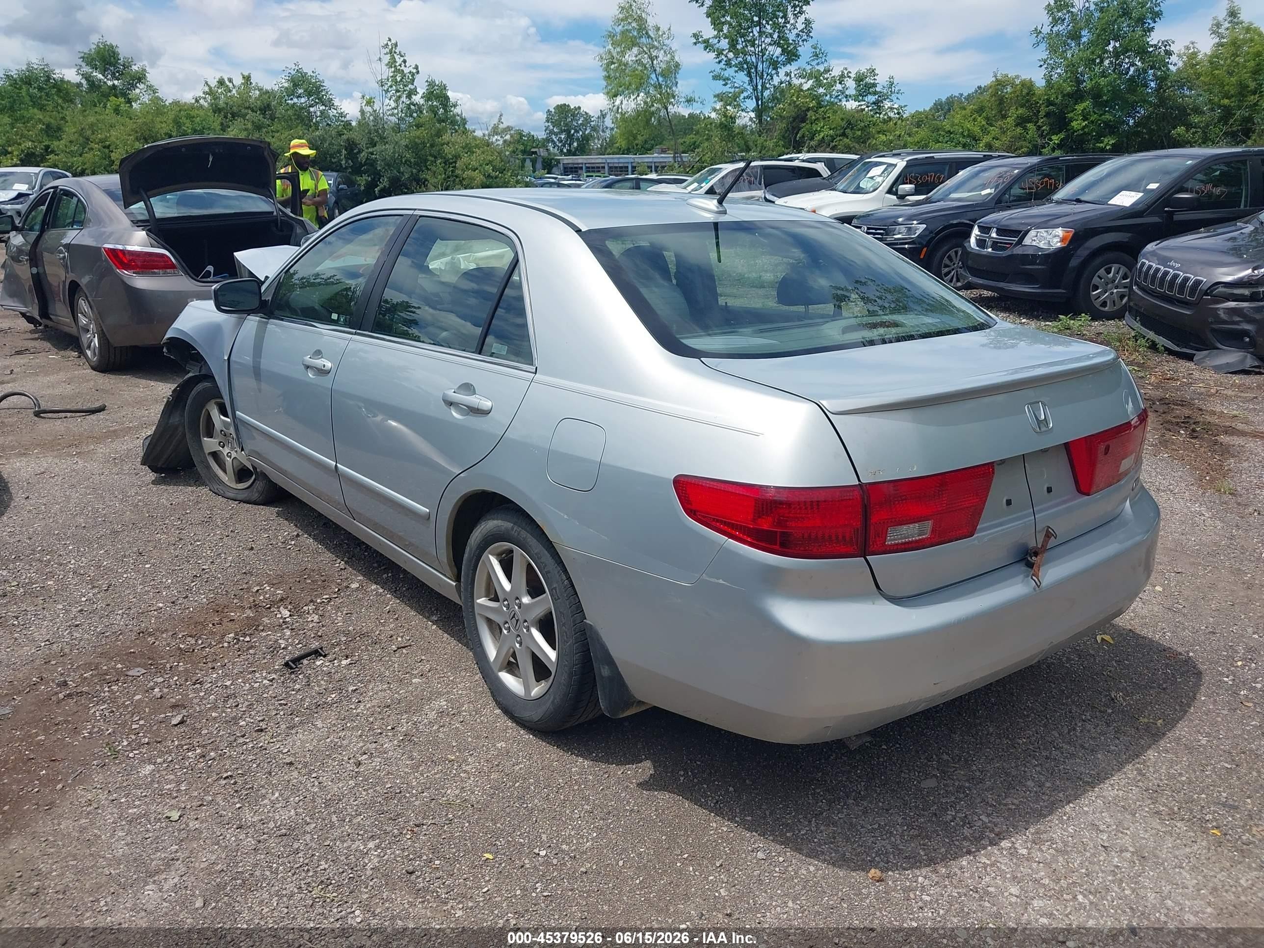 2005 Honda Accord Hybrid Ima Silver vin: JHMCN364X5C004331