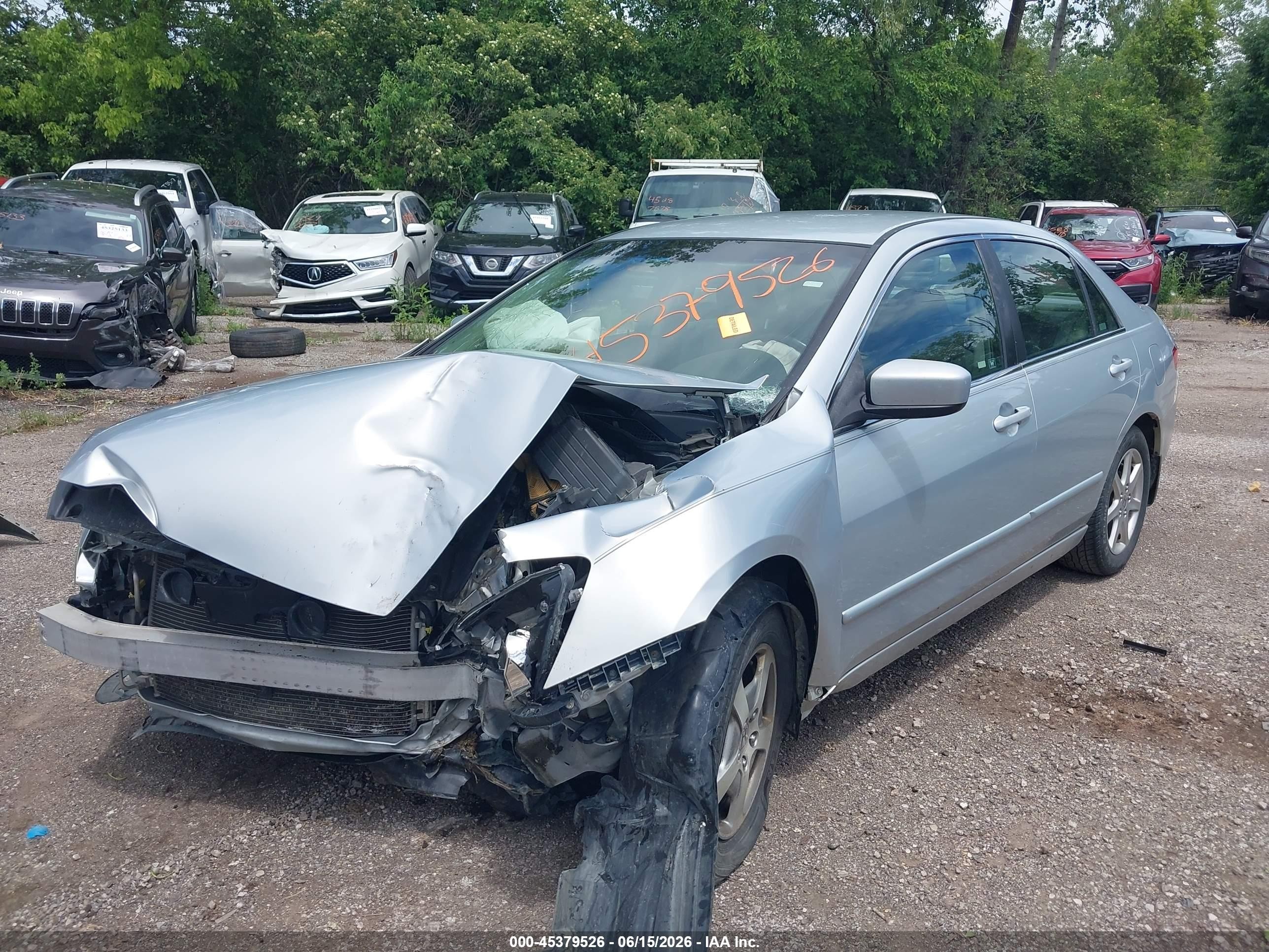 2005 Honda Accord Hybrid Ima Silver vin: JHMCN364X5C004331