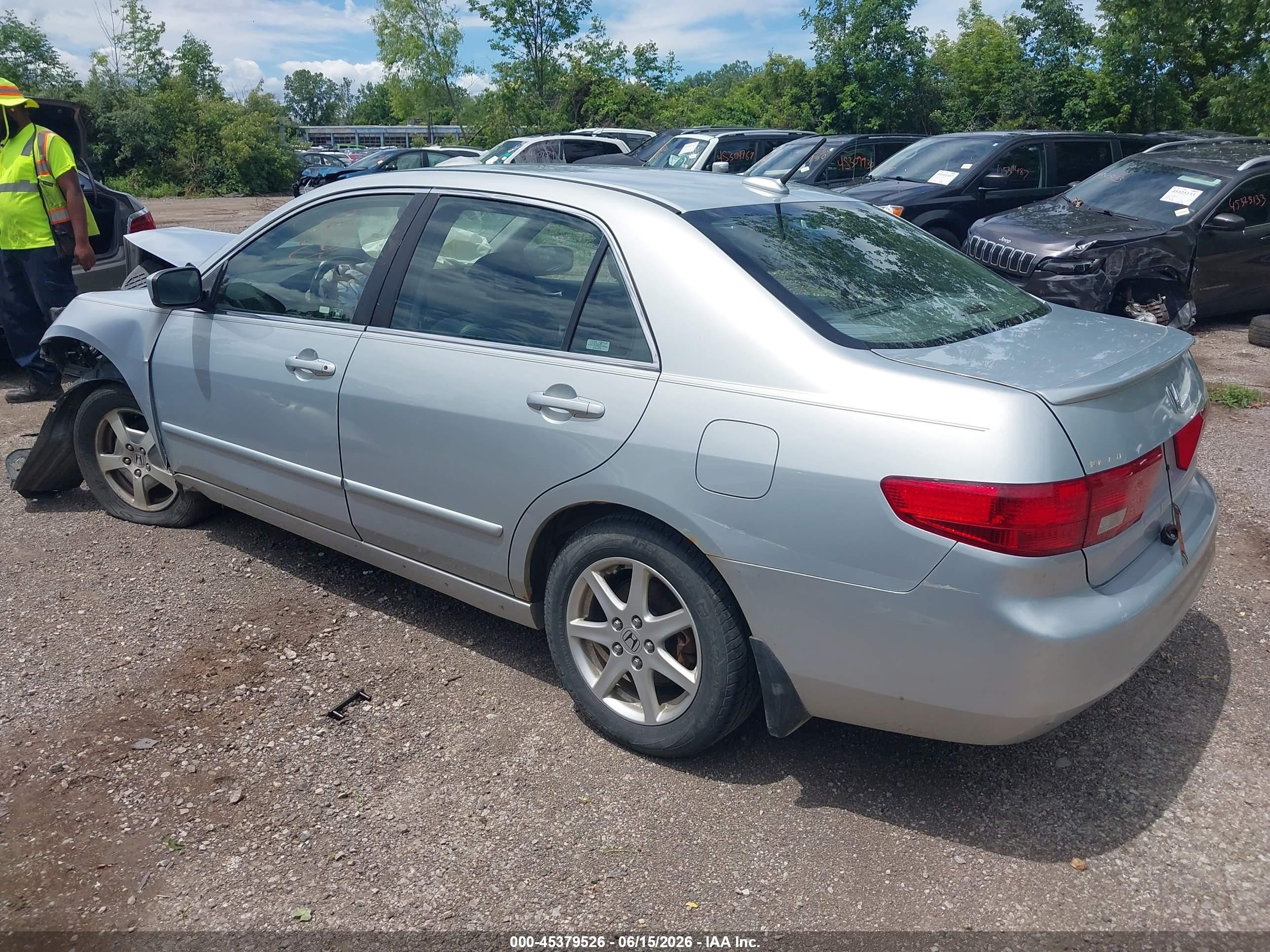 2005 Honda Accord Hybrid Ima Silver vin: JHMCN364X5C004331
