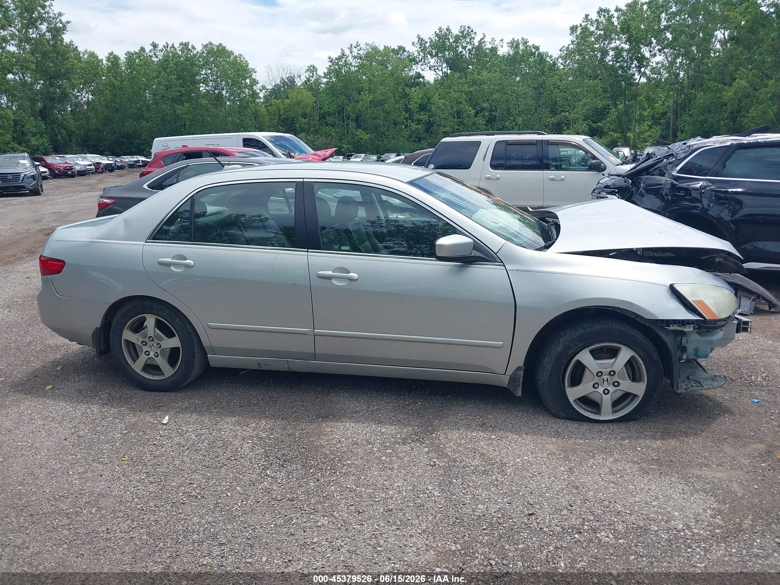 2005 Honda Accord Hybrid Ima Silver vin: JHMCN364X5C004331