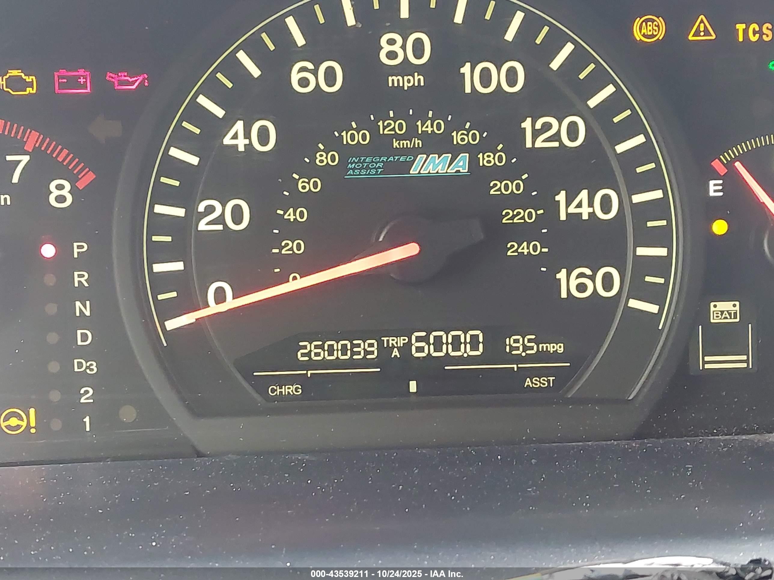 2005 Honda Accord Hybrid Ima Light Blue vin: JHMCN36535C014062