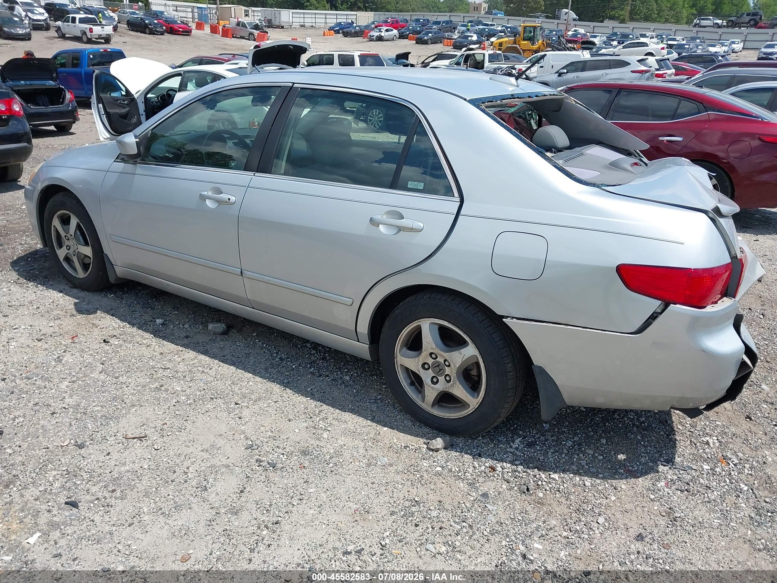 2005 Honda Accord Hybrid Ima Серебряный vin: JHMCN36555C006710