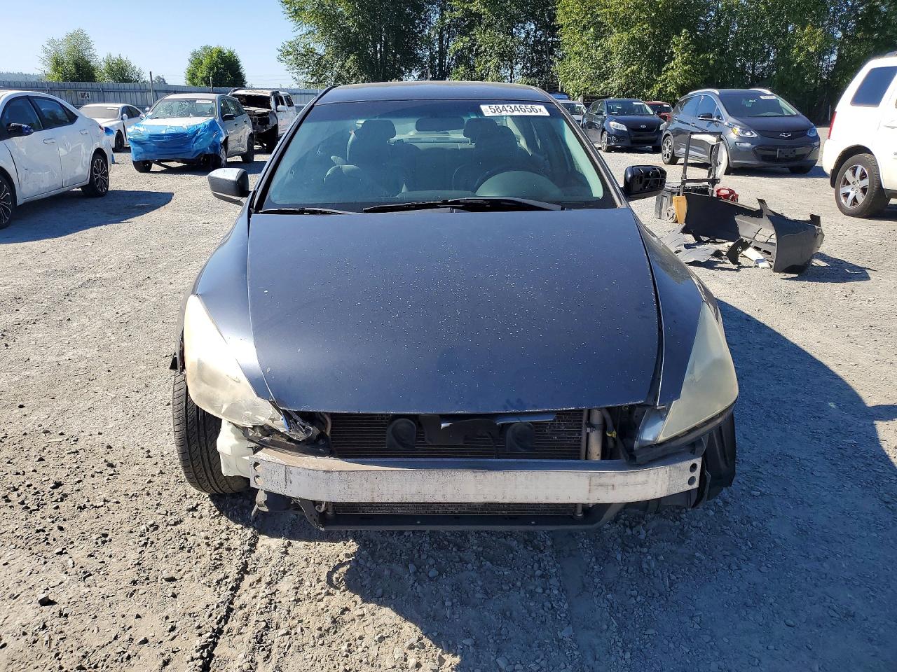 2005 Honda Accord Hybrid Gray vin: JHMCN36565C017229