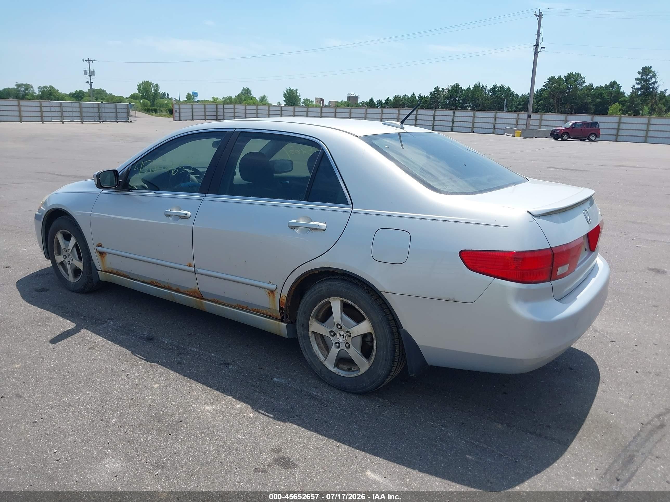 2005 Honda Accord Hybrid Ima Silver vin: JHMCN36575C014078