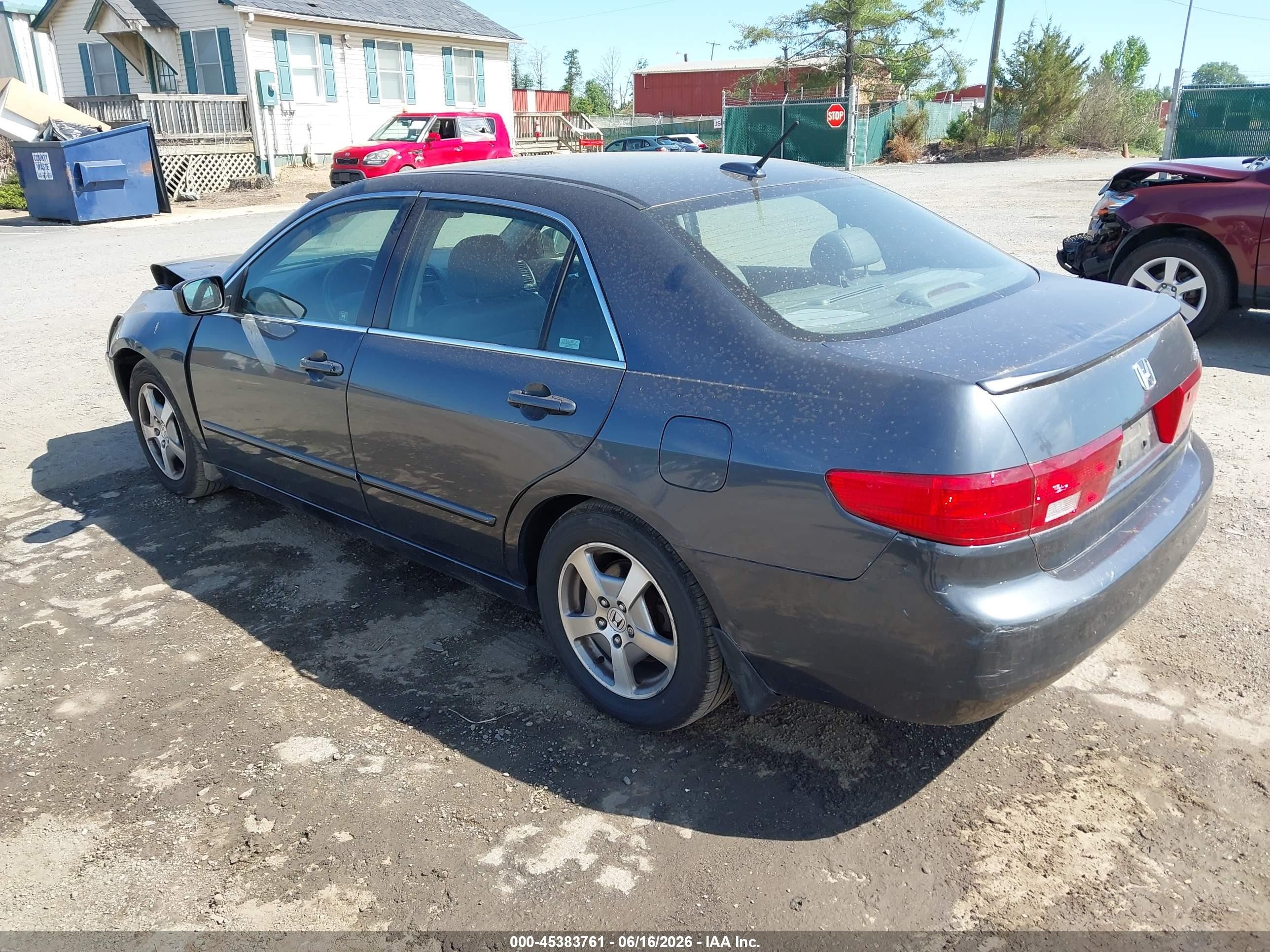 2005 Honda Accord Hybrid Ima Gray vin: JHMCN36585C018642