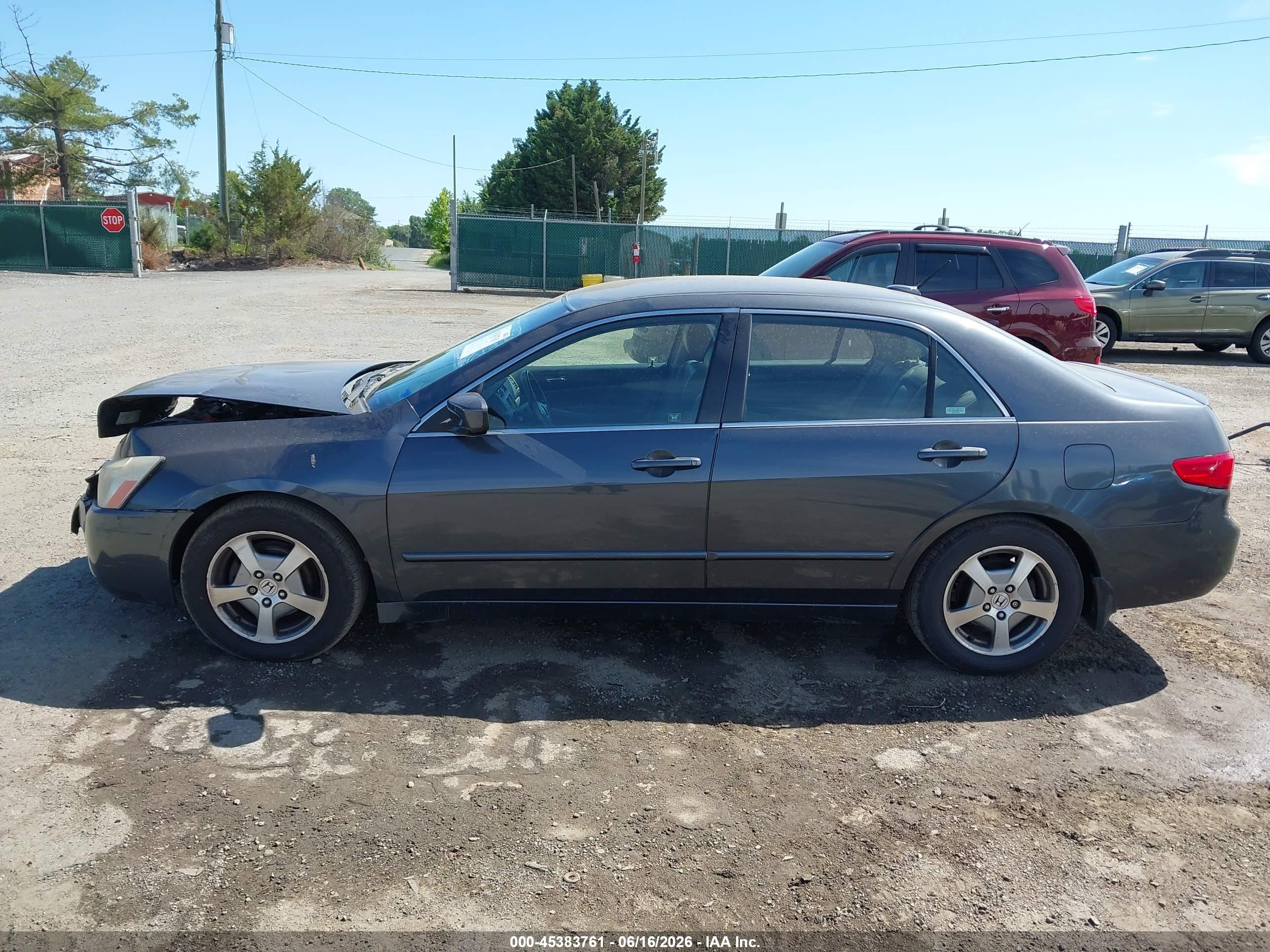 2005 Honda Accord Hybrid Ima Gray vin: JHMCN36585C018642