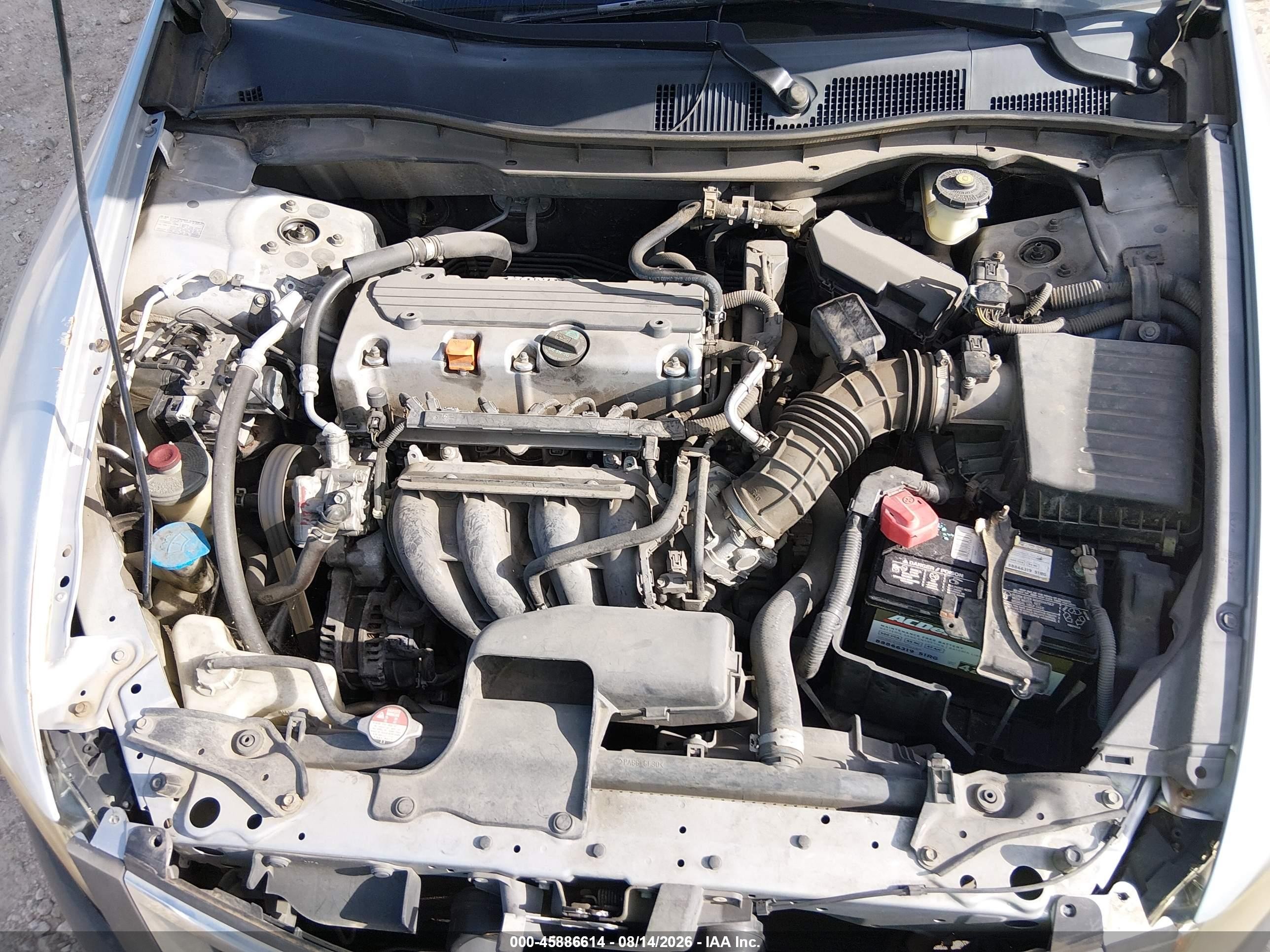 2008 Honda Accord 2.4 Lx Silver vin: JHMCP26308C041310