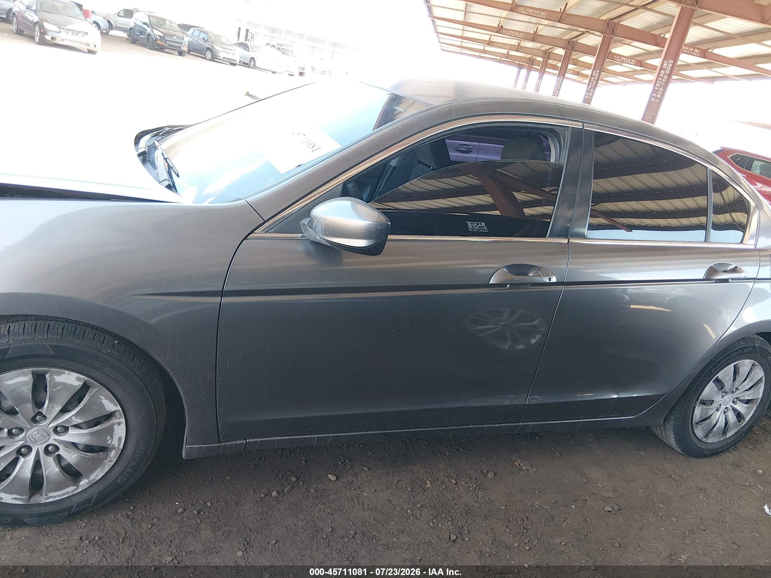 2008 Honda Accord 2.4 Lx Gray vin: JHMCP26308C071603