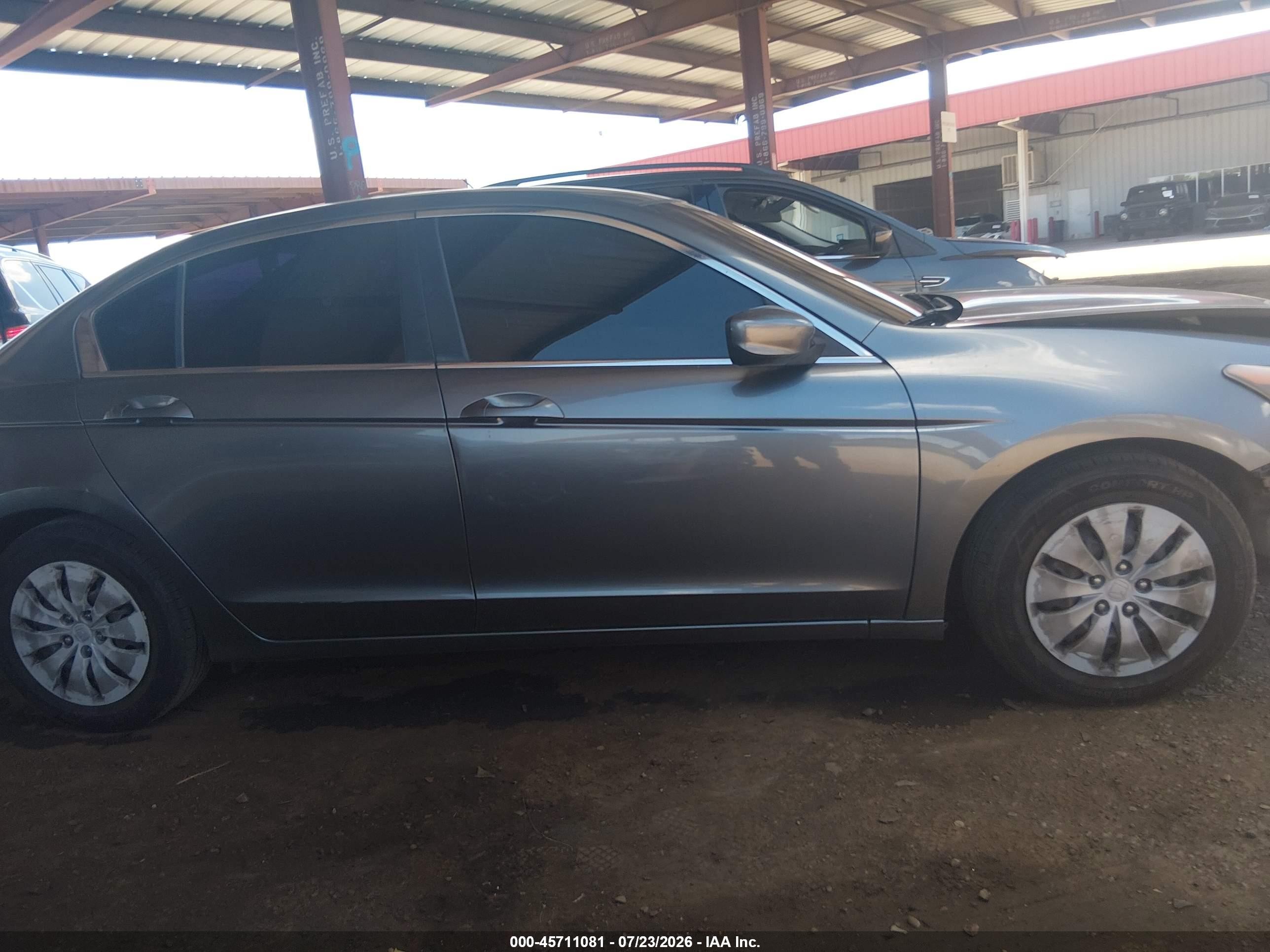 2008 Honda Accord 2.4 Lx Gray vin: JHMCP26308C071603