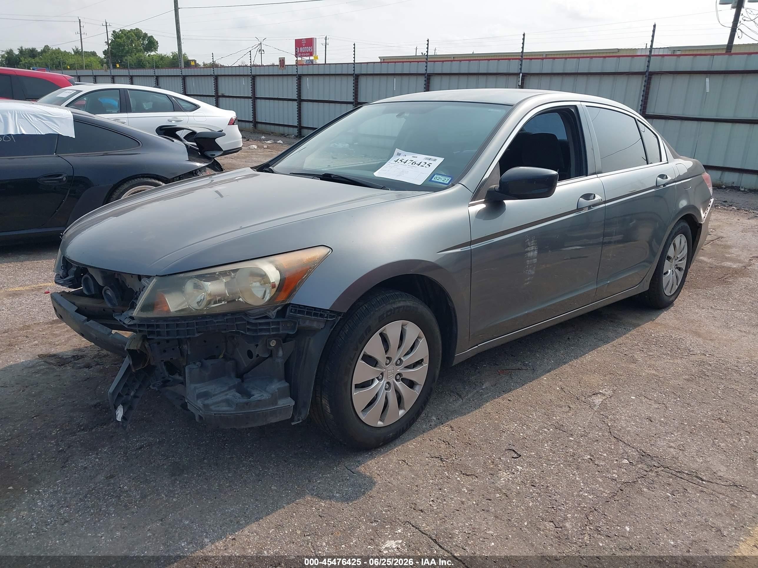 2009 Honda Accord 2.4 Lx Серый vin: JHMCP26309C011094