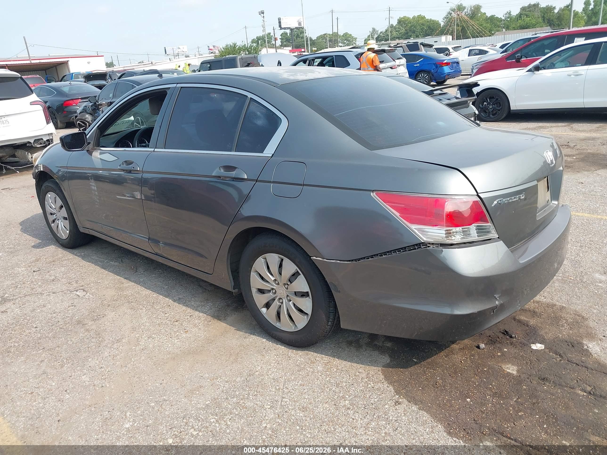 2009 Honda Accord 2.4 Lx Серый vin: JHMCP26309C011094