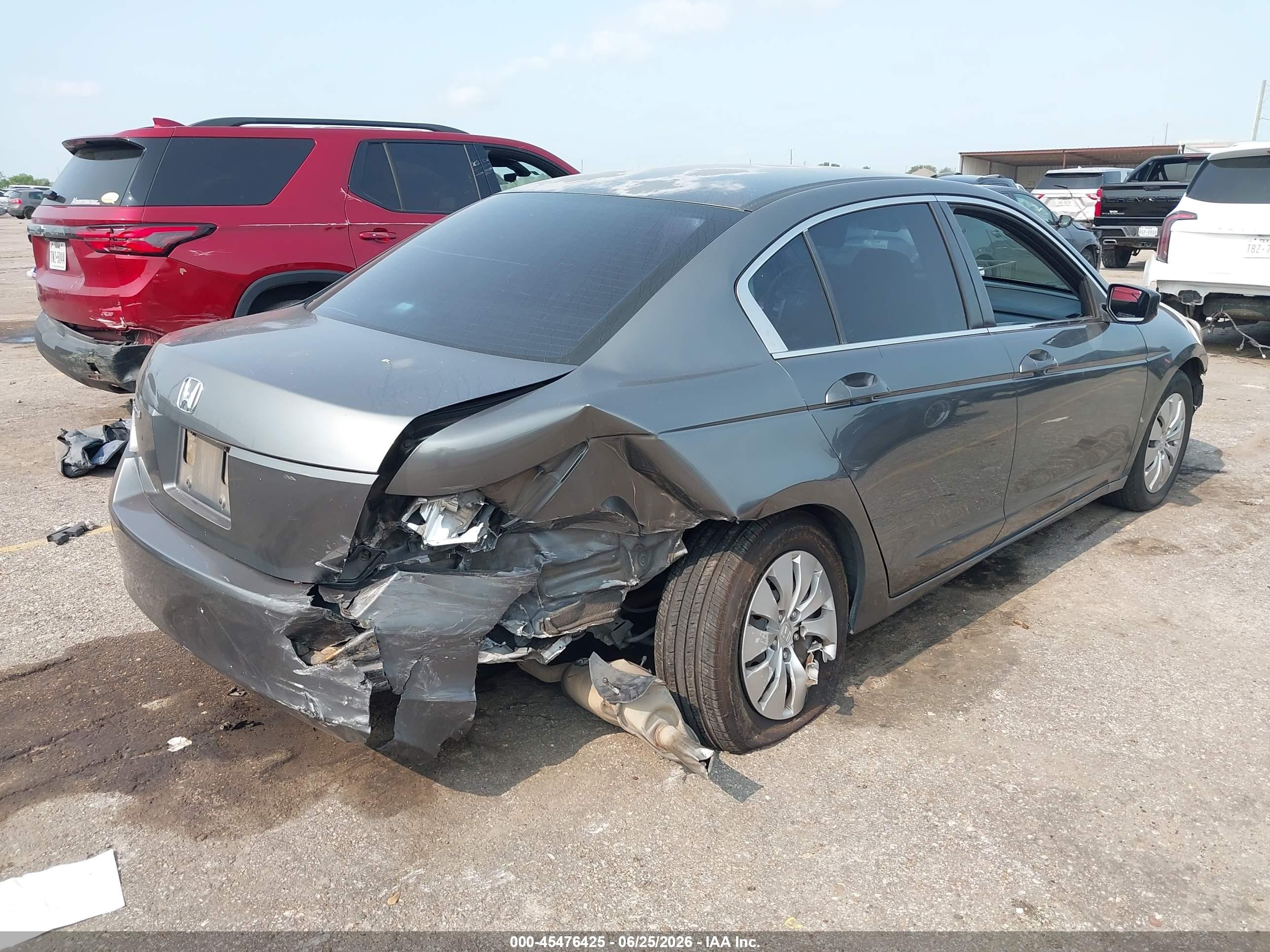 2009 Honda Accord 2.4 Lx Серый vin: JHMCP26309C011094