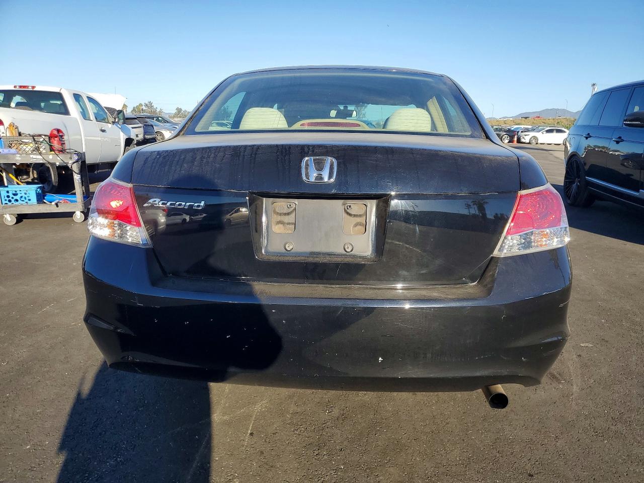 2008 Honda Accord Lx Black vin: JHMCP26318C061131