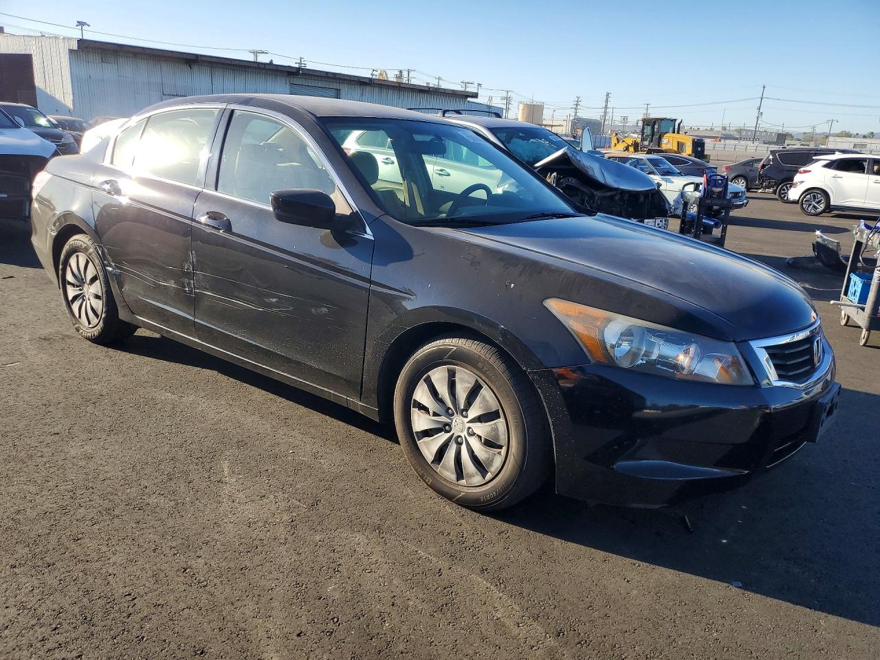 2008 Honda Accord Lx Black vin: JHMCP26318C061131