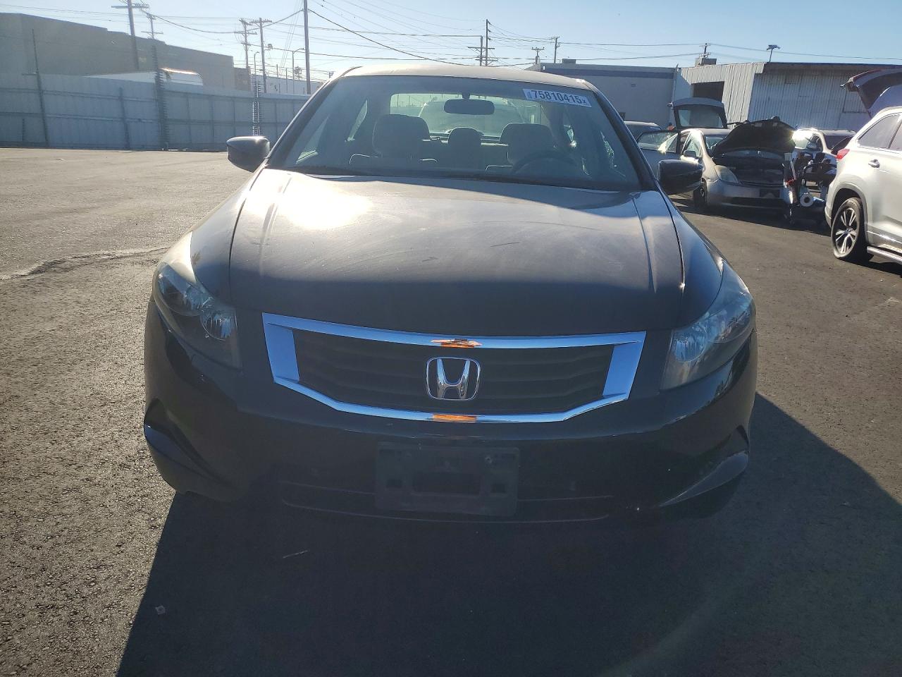 2008 Honda Accord Lx Black vin: JHMCP26318C061131