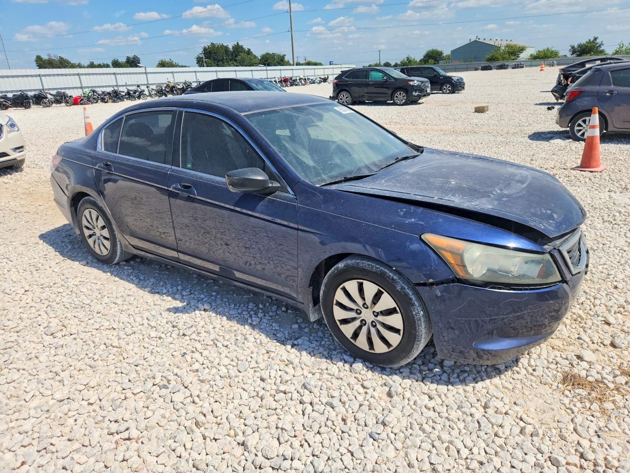 2008 Honda Accord Lx Blue vin: JHMCP26318C061534