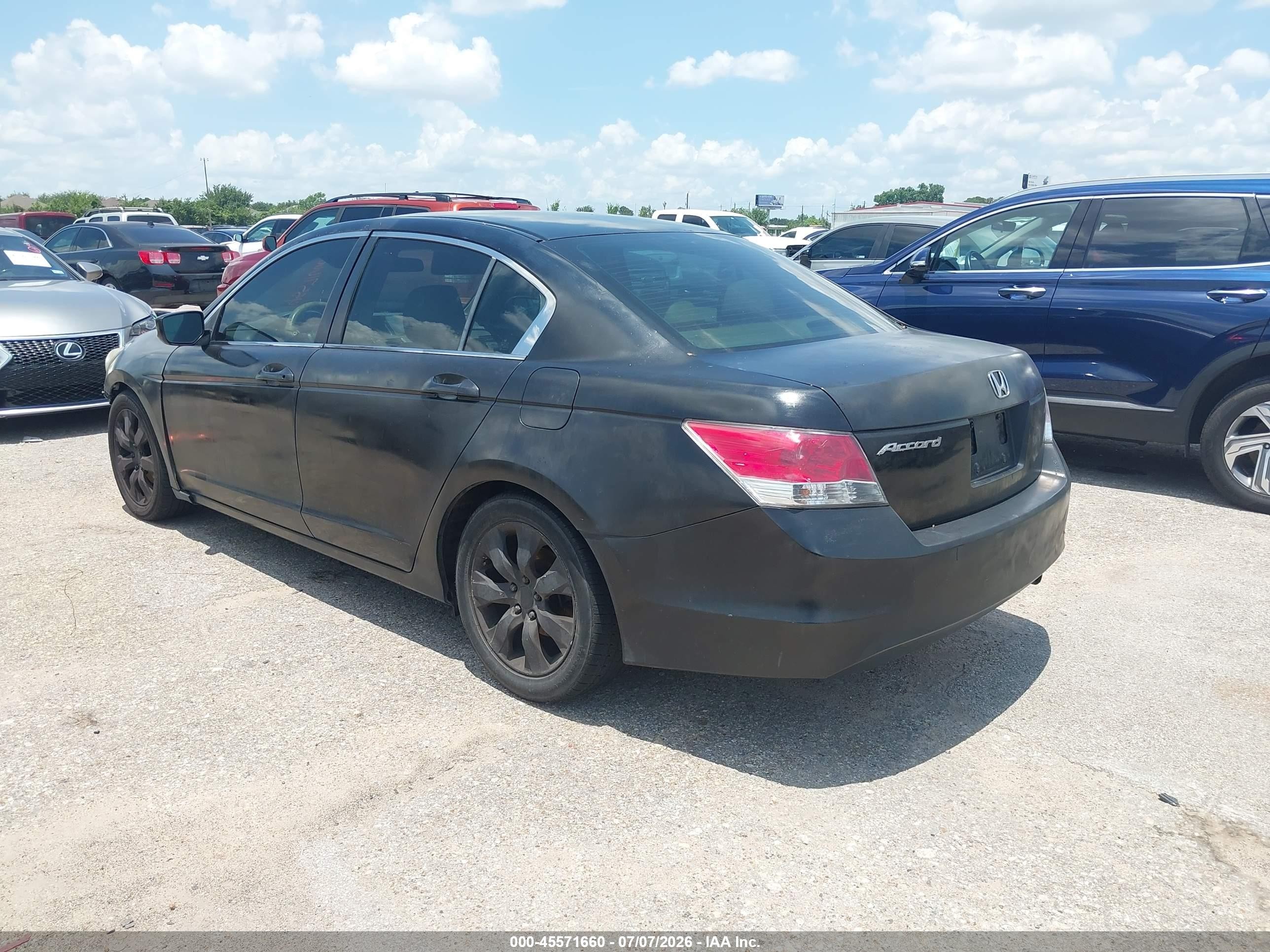 2009 Honda Accord 2.4 Lx Black vin: JHMCP26319C008723