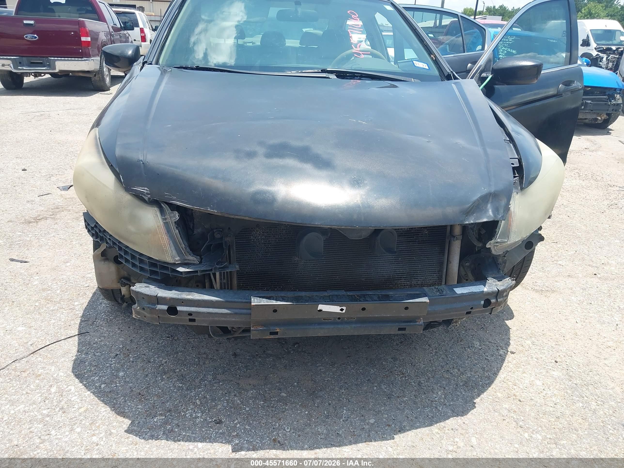 2009 Honda Accord 2.4 Lx Black vin: JHMCP26319C008723