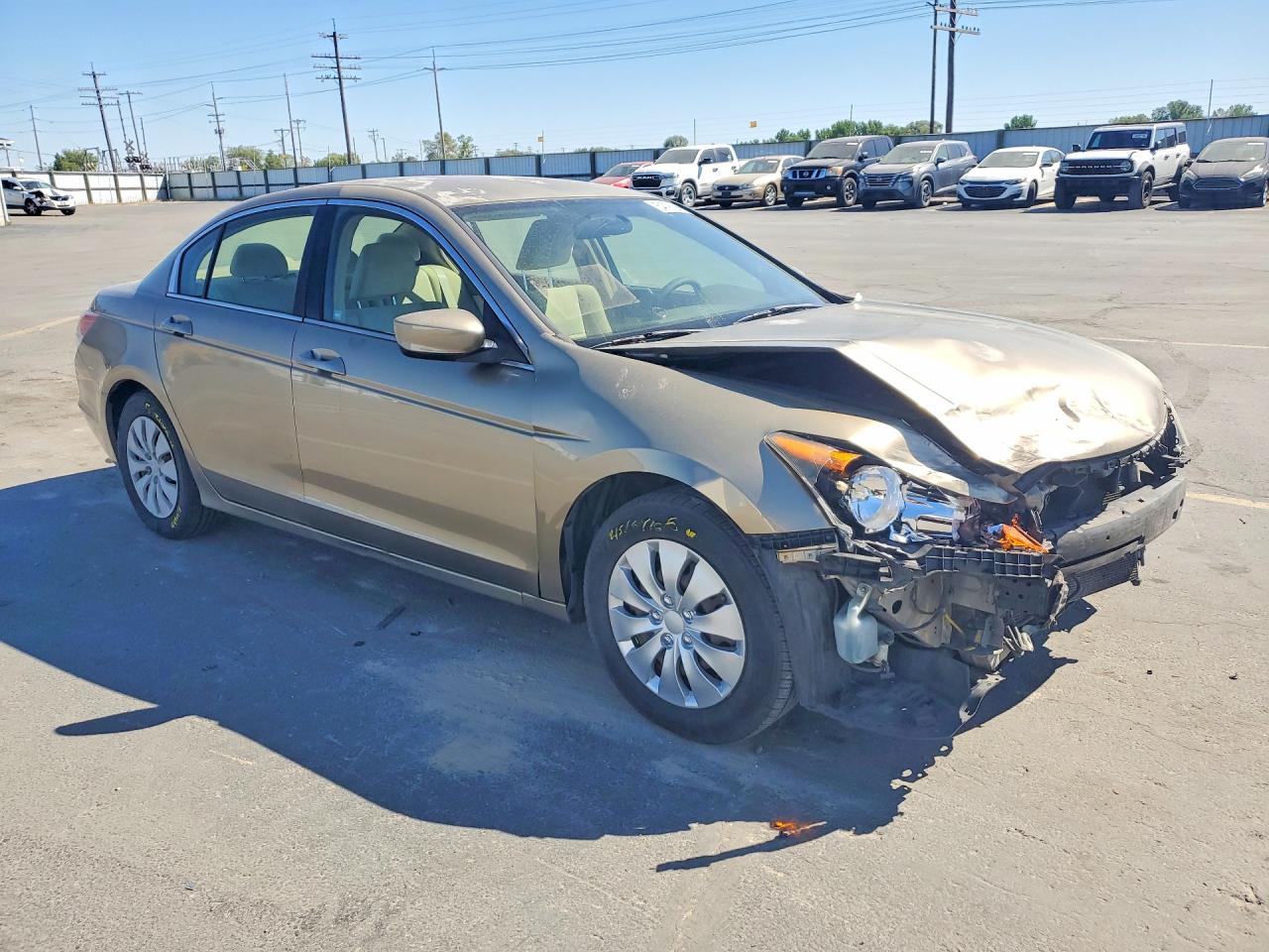 2009 Honda Accord Lx Gold vin: JHMCP26319C016949
