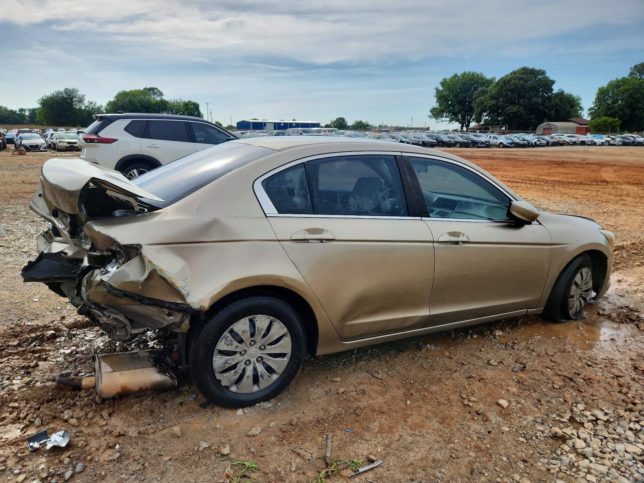 2008 Honda Accord Lx Золотой vin: JHMCP26328C046167