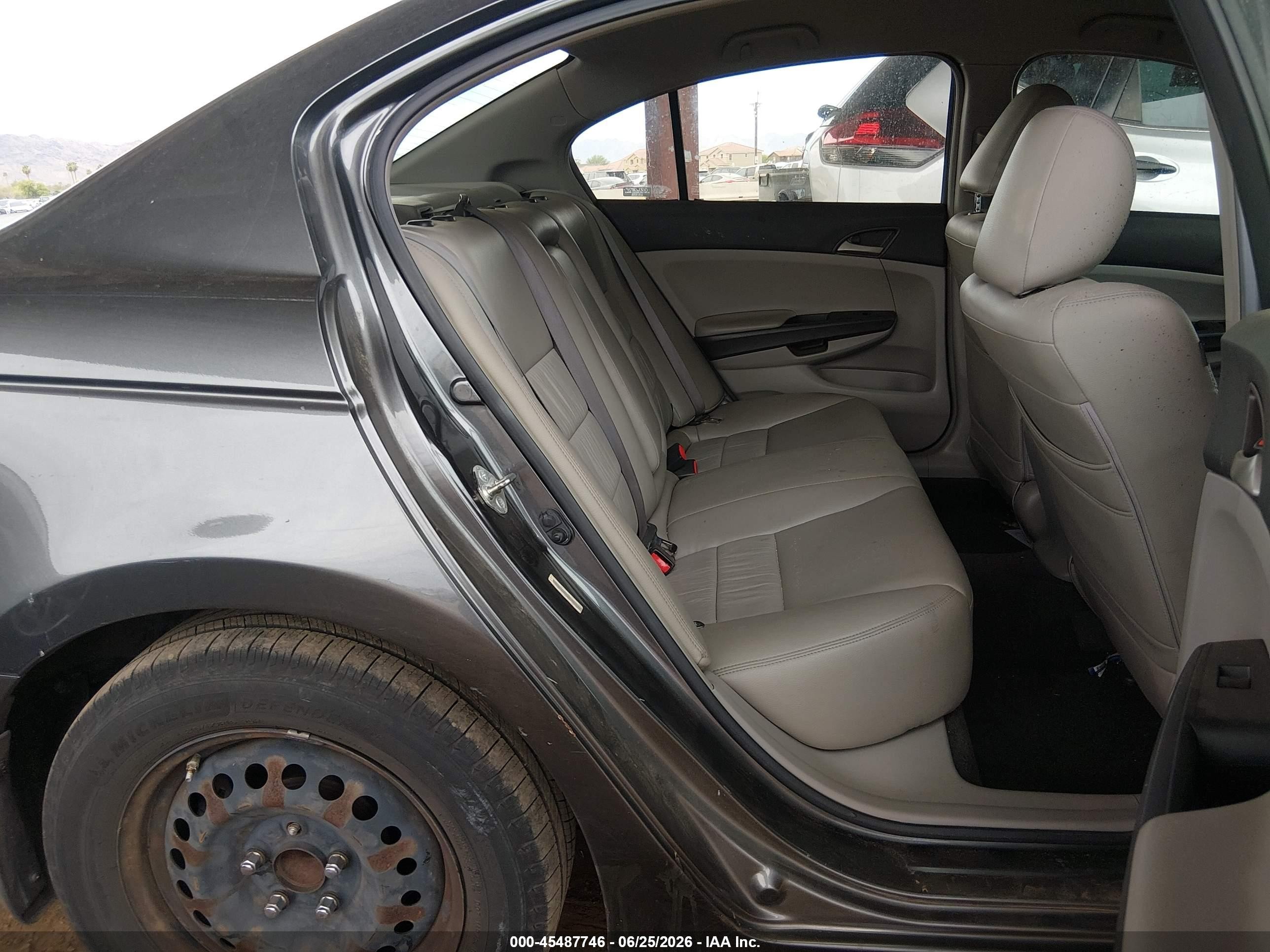 2008 Honda Accord 2.4 Lx Gray vin: JHMCP26328C079184