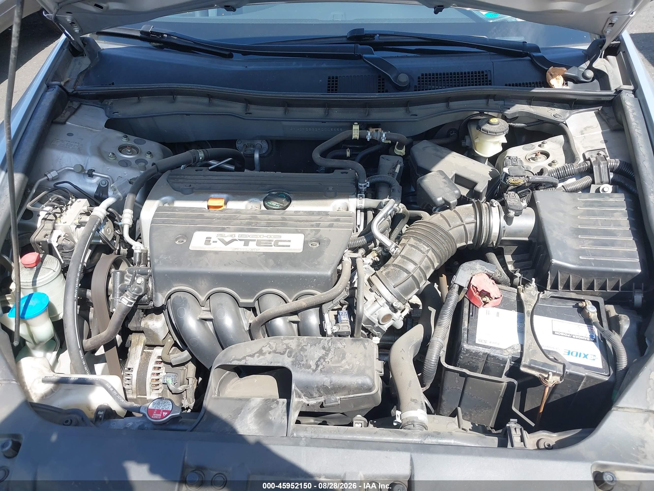 2009 Honda Accord 2.4 Lx Silver vin: JHMCP26329C005555