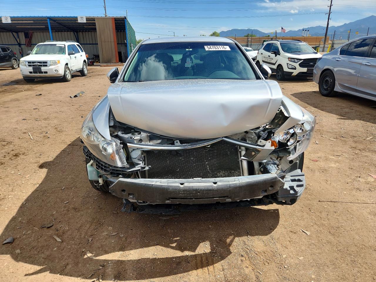 2009 Honda Accord Lx Silver vin: JHMCP26329C007533
