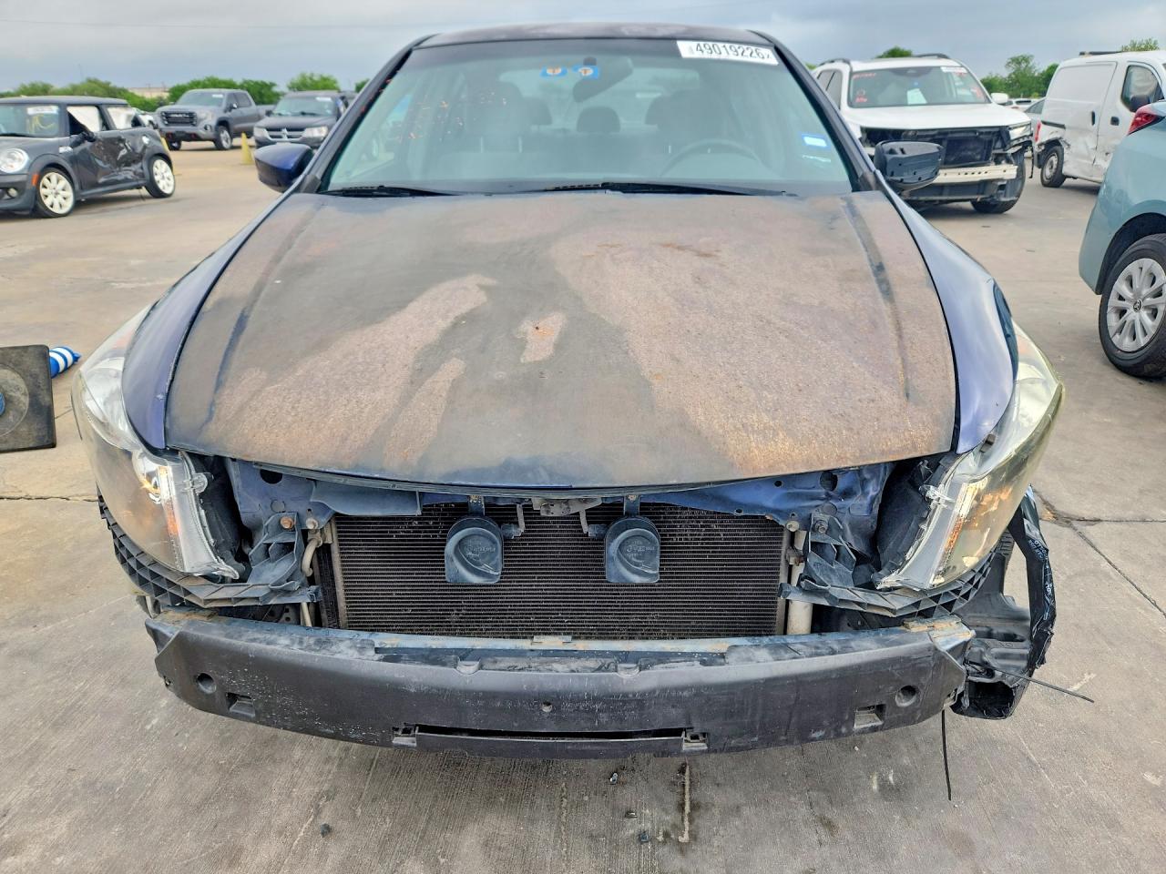 2009 Honda Accord Синий vin: JHMCP26329C014840