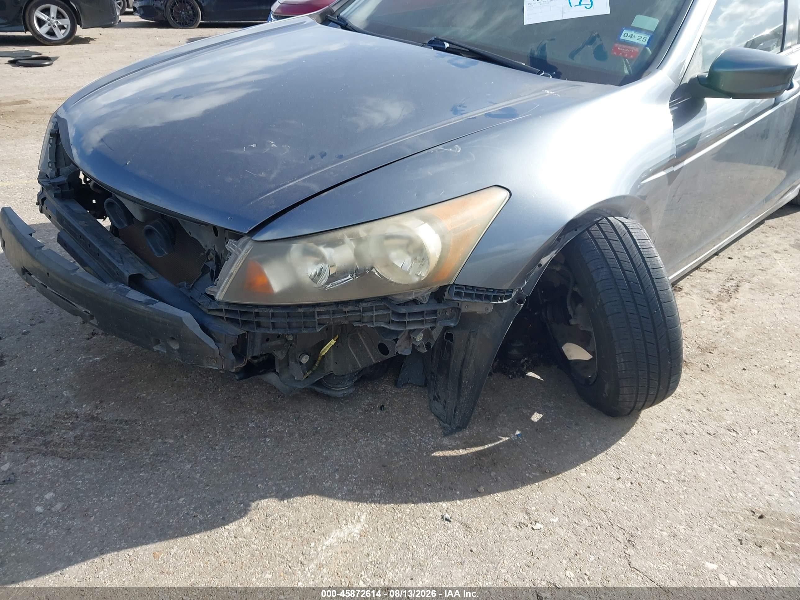 2008 Honda Accord 2.4 Lx Gray vin: JHMCP26338C052365
