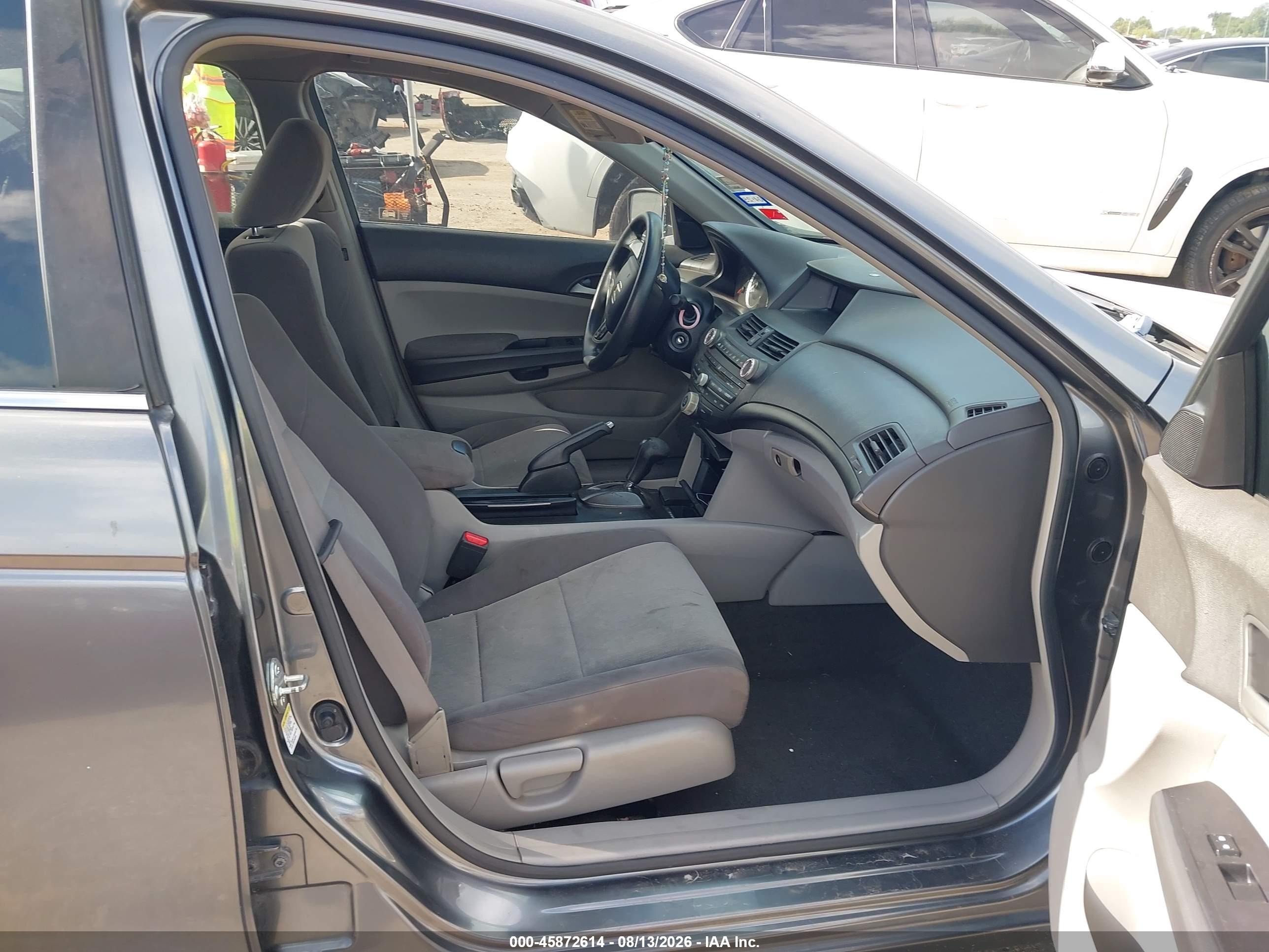 2008 Honda Accord 2.4 Lx Gray vin: JHMCP26338C052365